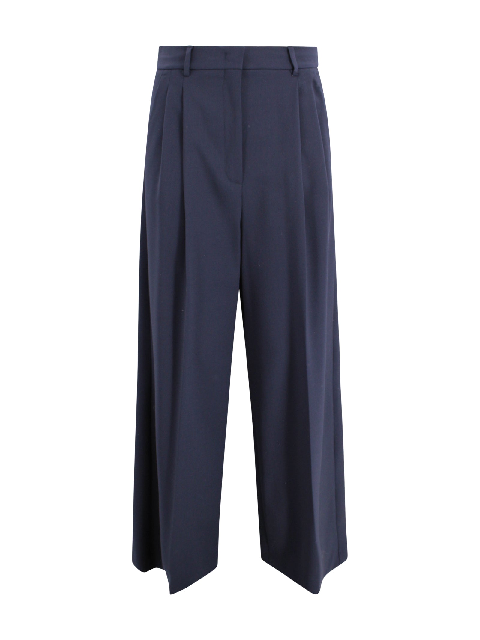 Pantalone palazzo in lana stretch Max Mara Weekend 2615131061600 001 