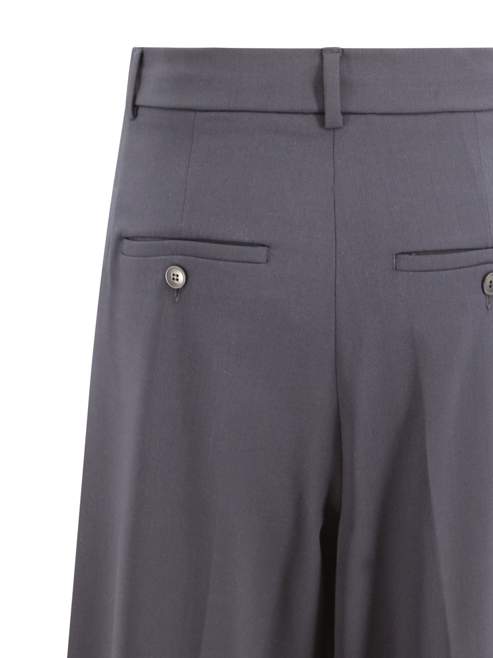 Pantalone palazzo in lana stretch Max Mara Weekend 2615131061600 001 