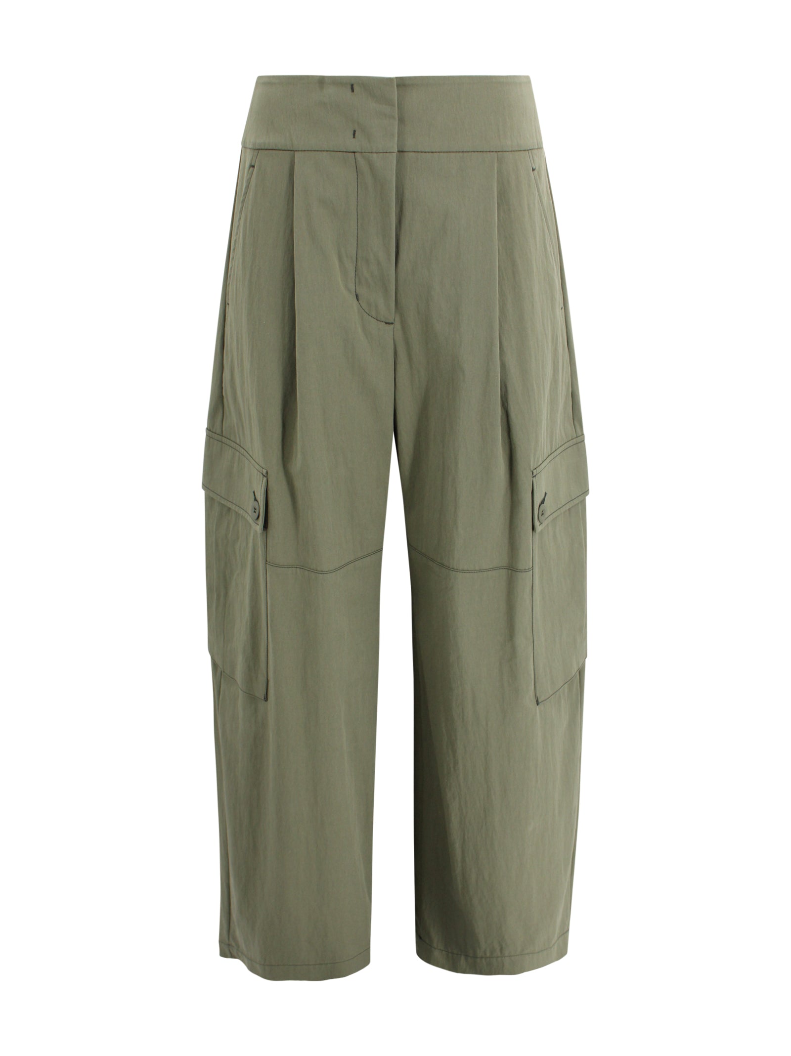 Pantalone workwear con maxi tasche cargo Max Mara Weekend 2615131101600 004 