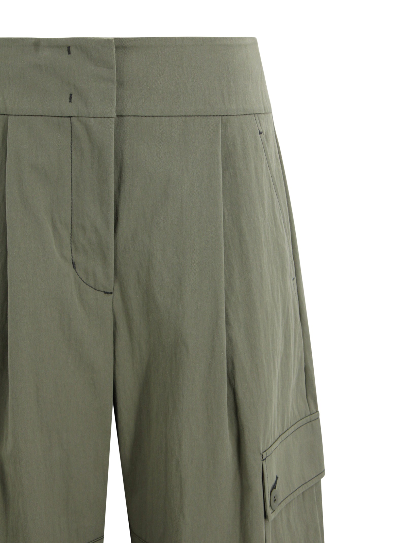Pantalone workwear con maxi tasche cargo Max Mara Weekend 2615131101600 004 
