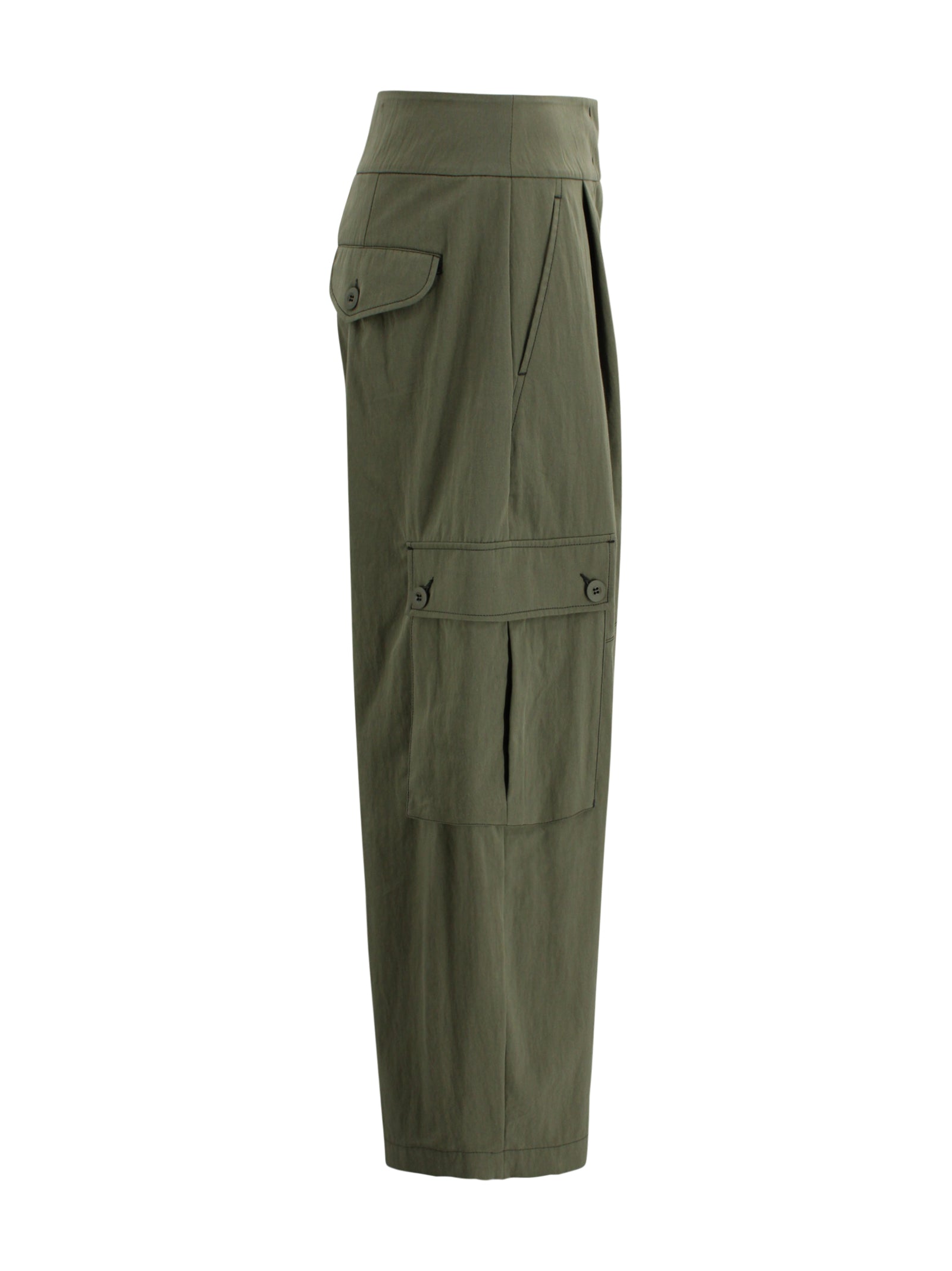 Pantalone workwear con maxi tasche cargo Max Mara Weekend 2615131101600 004 