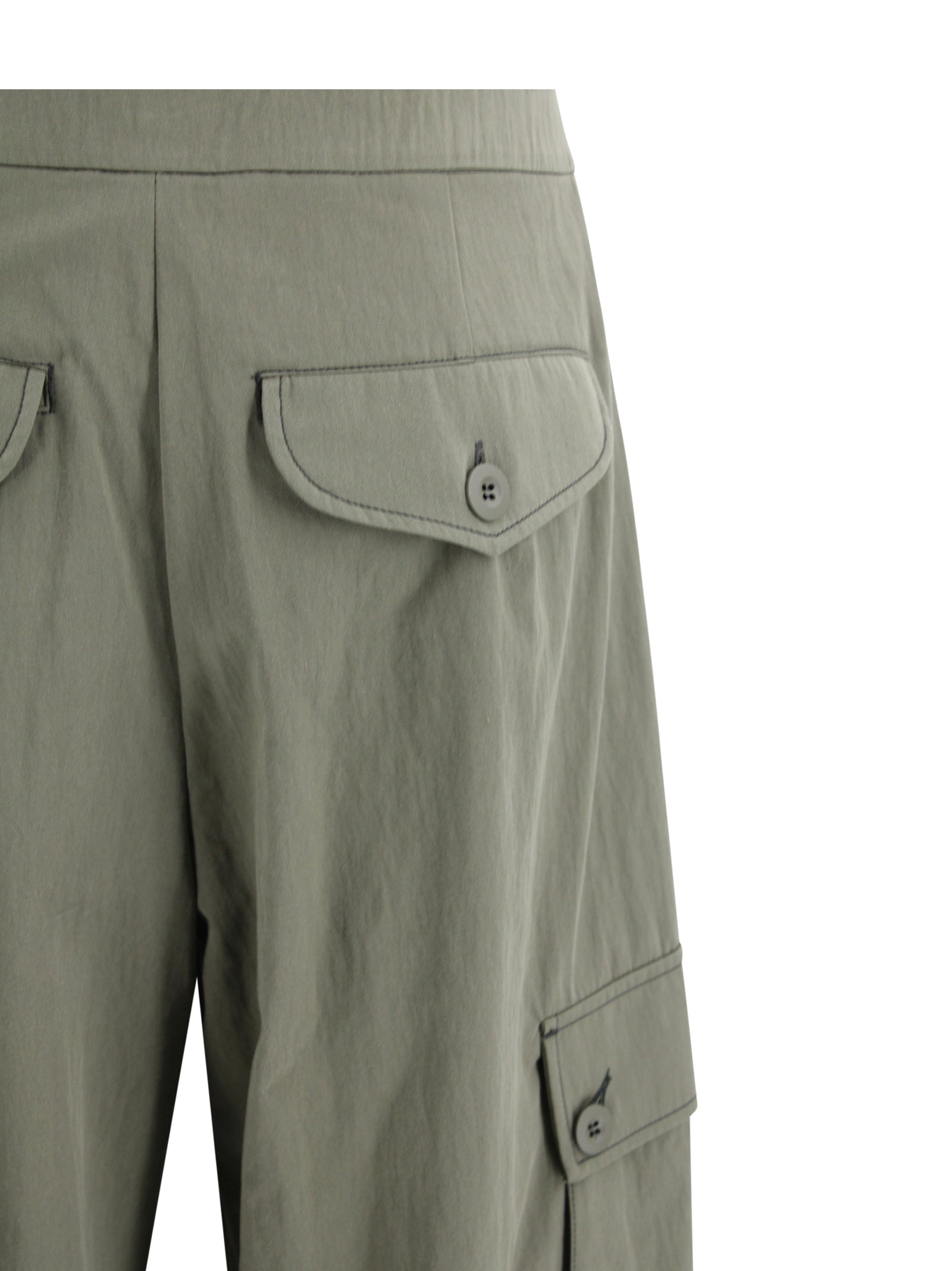 Pantalone workwear con maxi tasche cargo Max Mara Weekend 2615131101600 004 