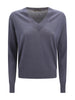 Maglia regular fit in lana e cachemire
