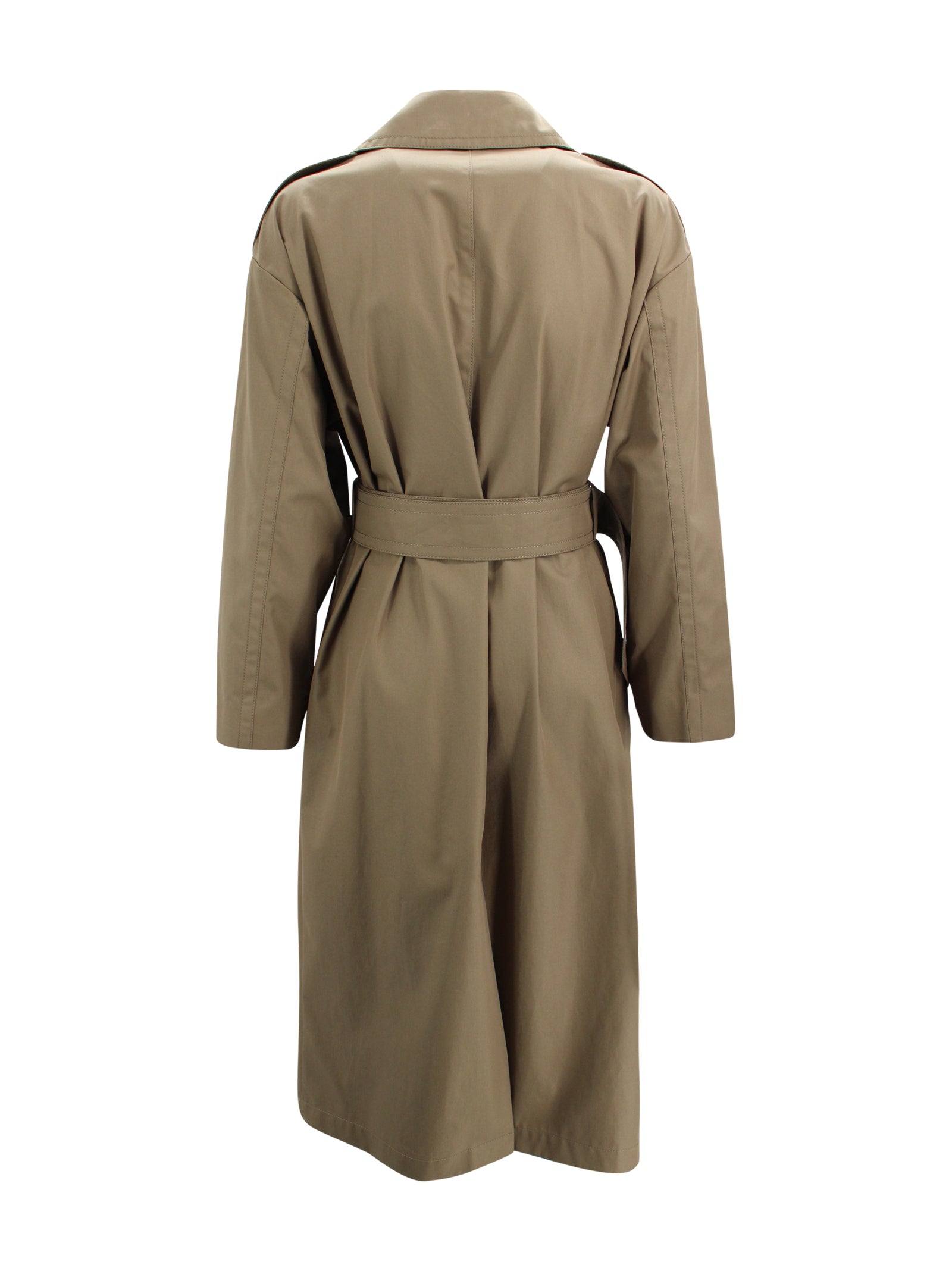 Trench coat in twill di cotone misto idrorepellente Max Mara Studio 2616021031600 005 