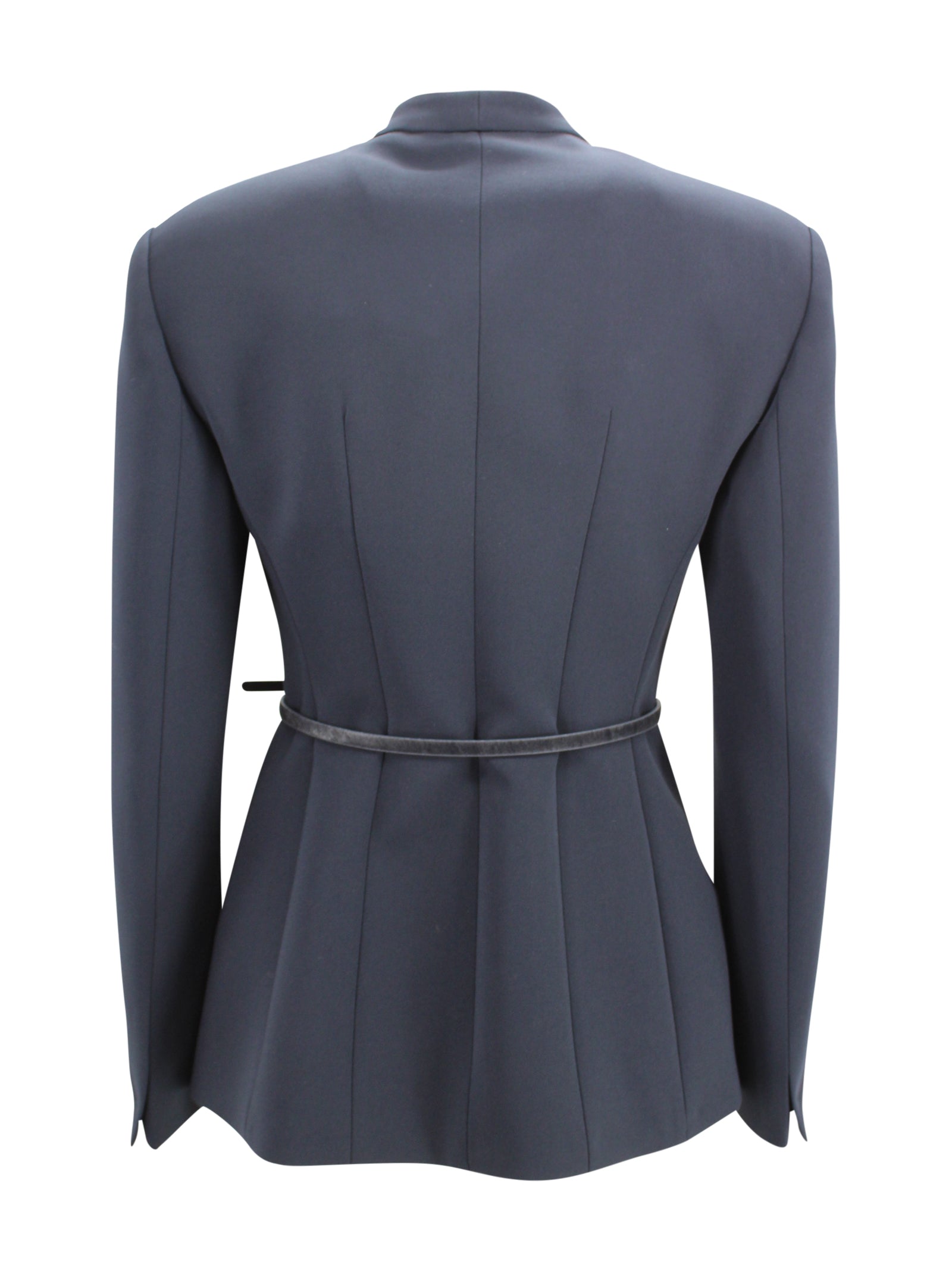 Giacca doppiopetto sagomata con cintura Max Mara Studio 2616041035600 005 
