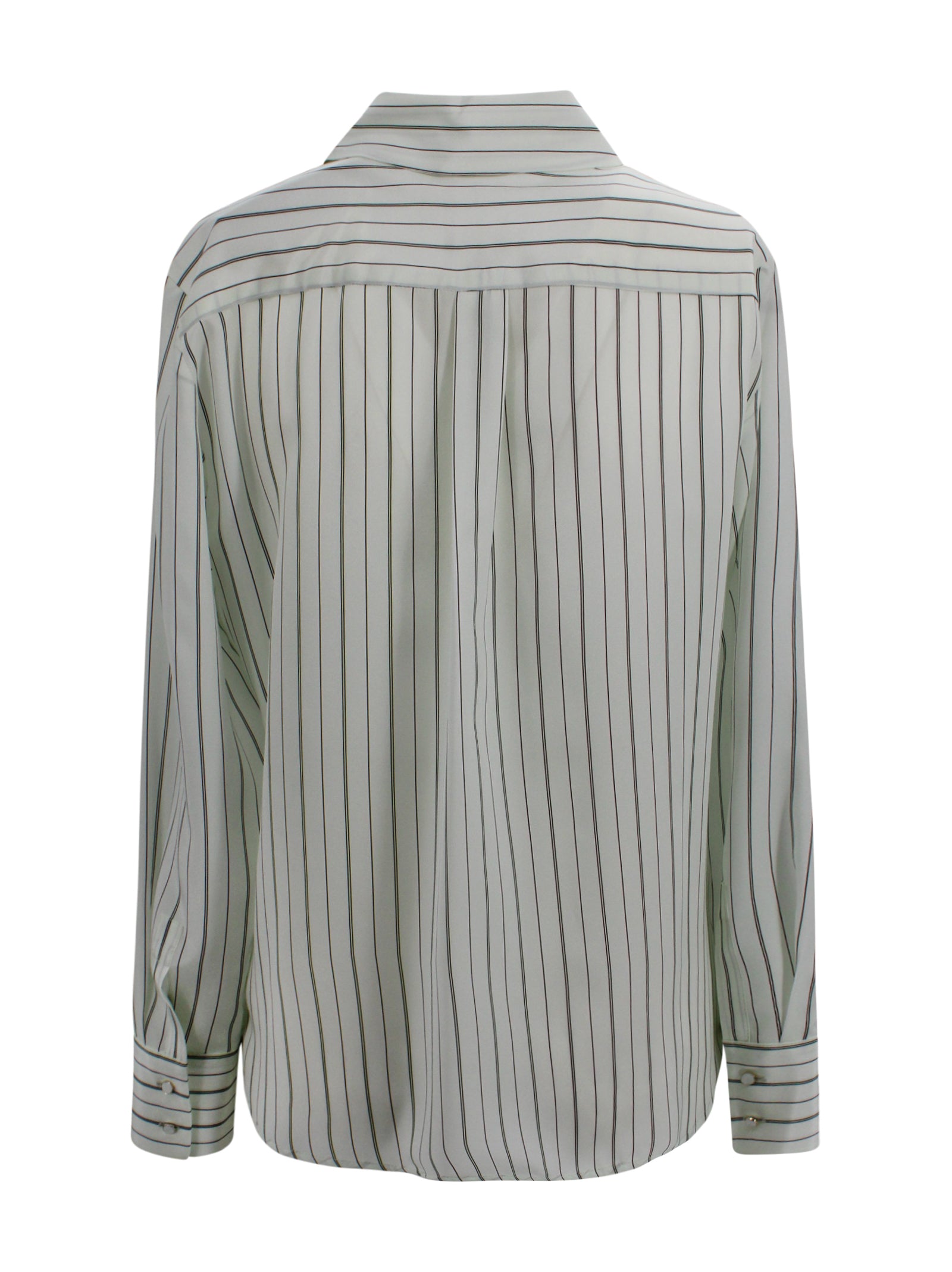 Camicia in pura seta con motivo stampato all over Max Mara Studio 2616111011600 002 