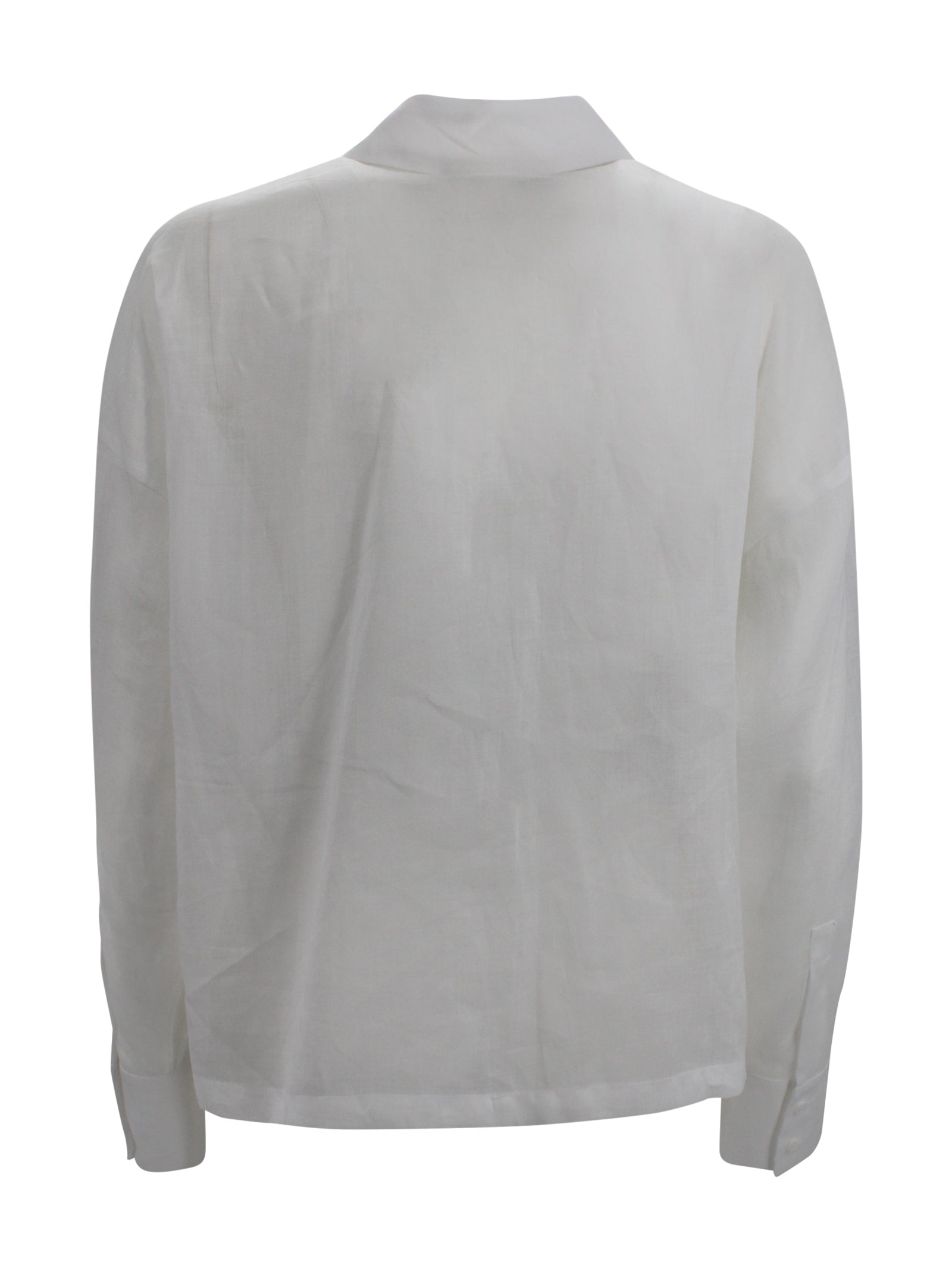 Camicia in ramié con ricamo Sangallo Max Mara Studio 2616111012600 031 
