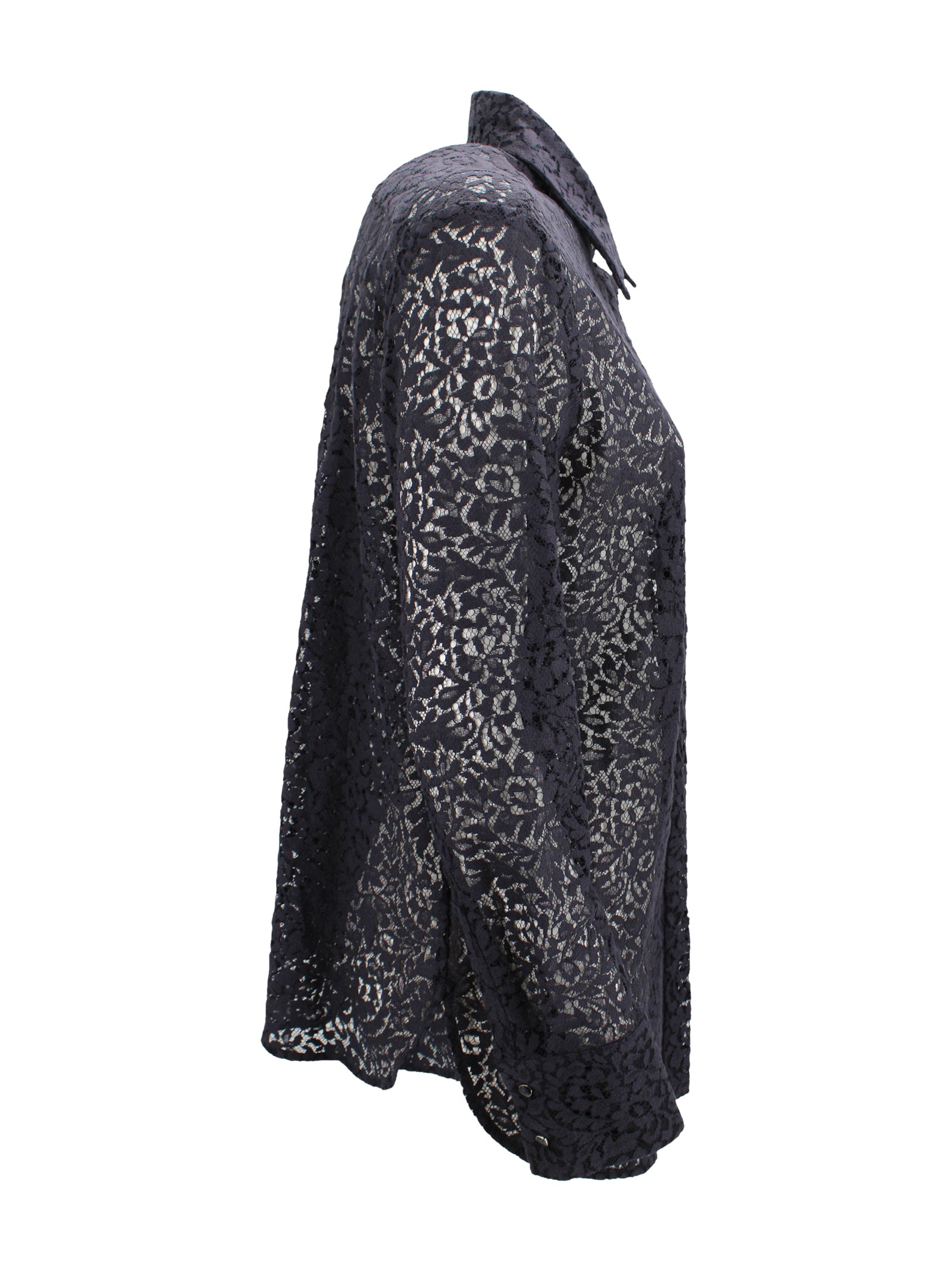 Camicia in pizzo su base in tulle Max Mara Studio 2616111021600 002 