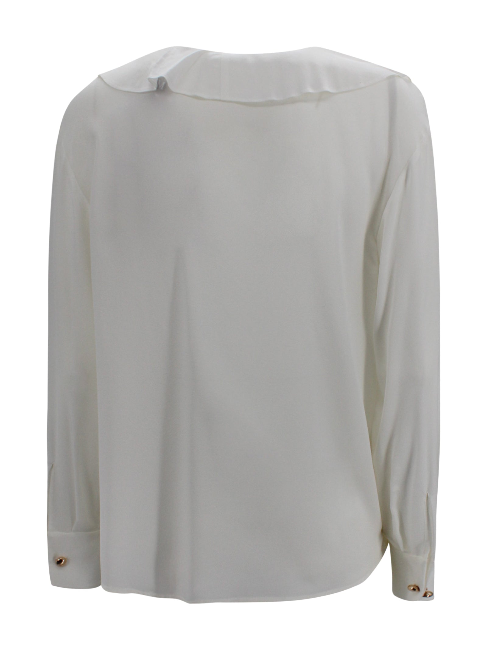 Blusa in seta Mstepica con dettagli a balze Max Mara Studio 2616111031600 008 