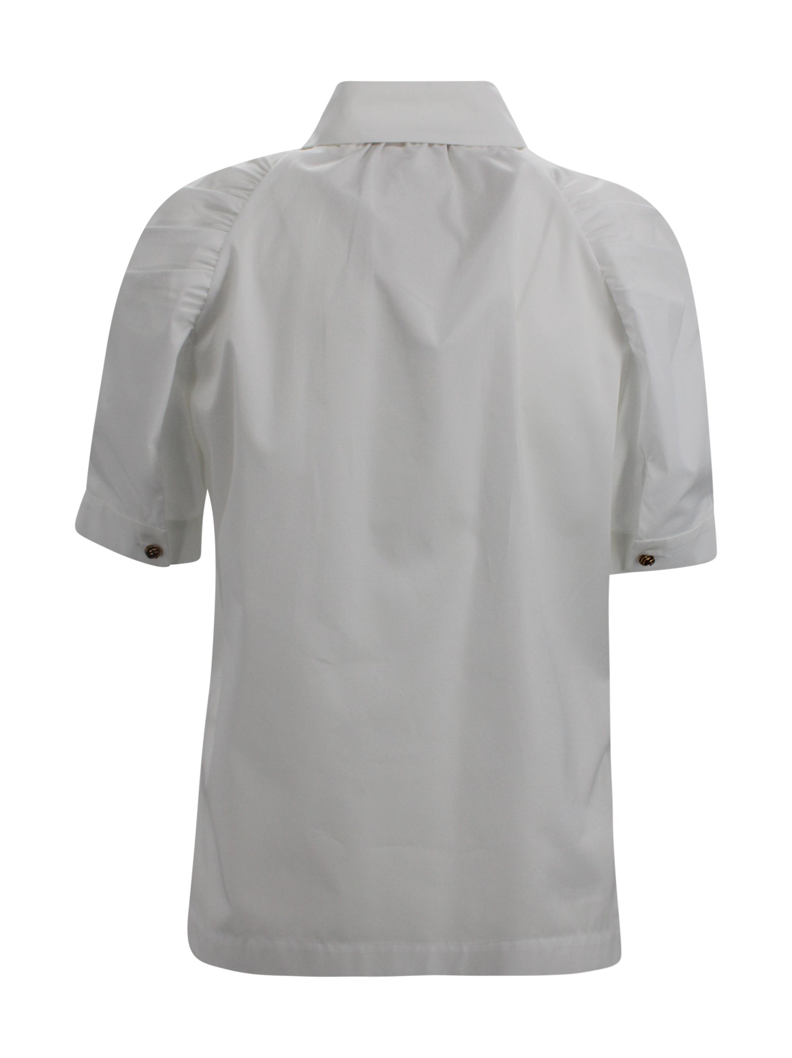 Camicia in popeline di cotone Max Mara Studio 2616111032600 001 