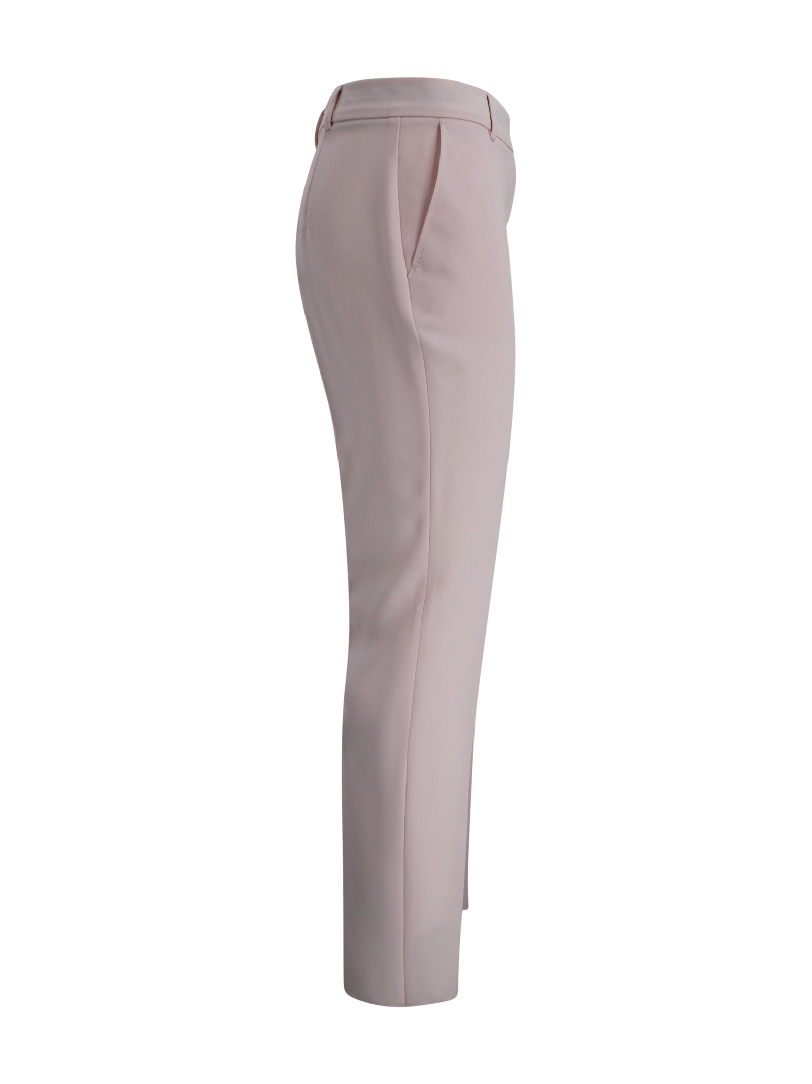 Pantaloni Jerta in rosa con pieghe frontali Max Mara Studio 2616131035600 052 