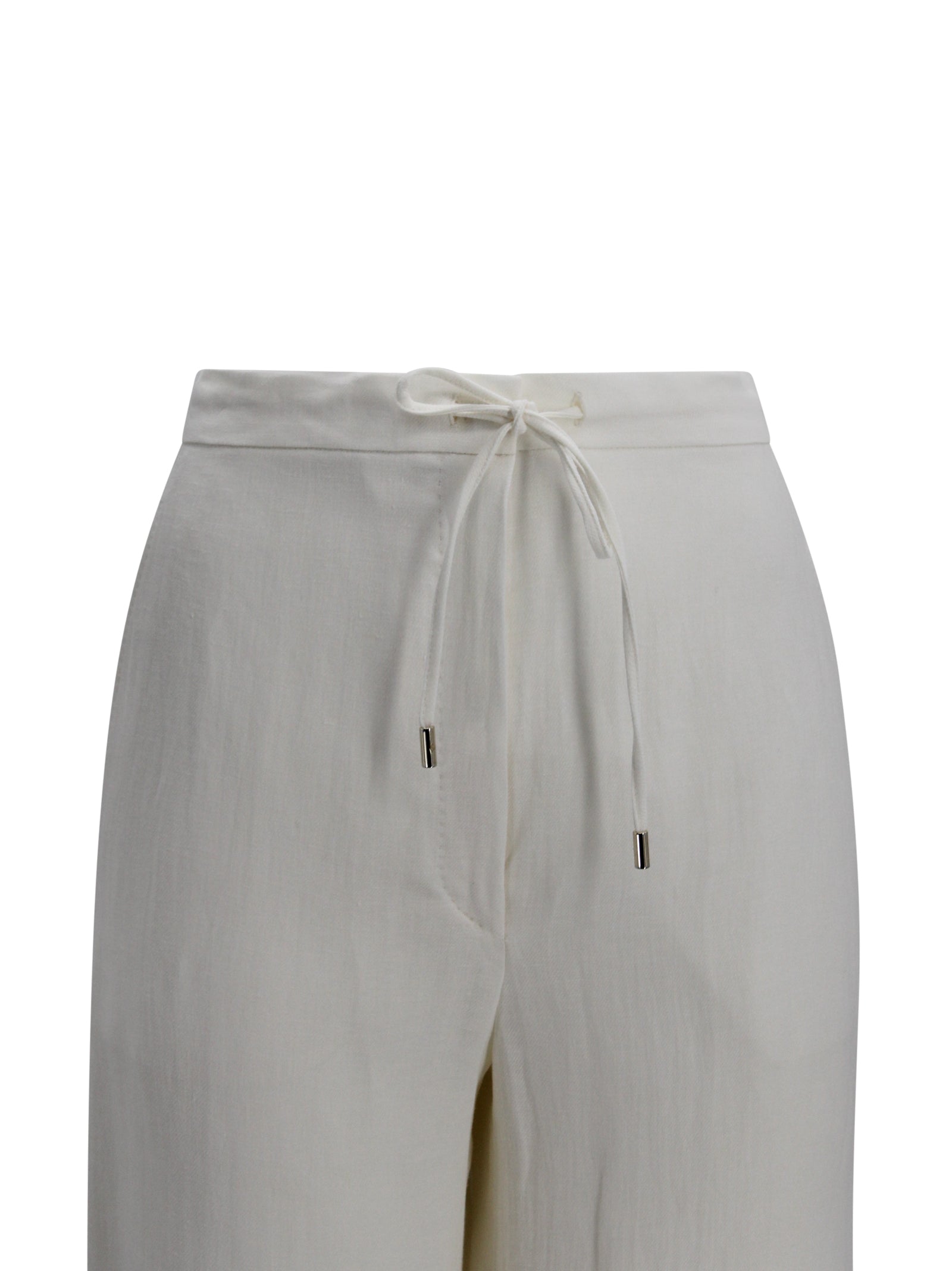 Pantalone Pelota modello jogging in lino Max Mara Studio 2616131042600 015 