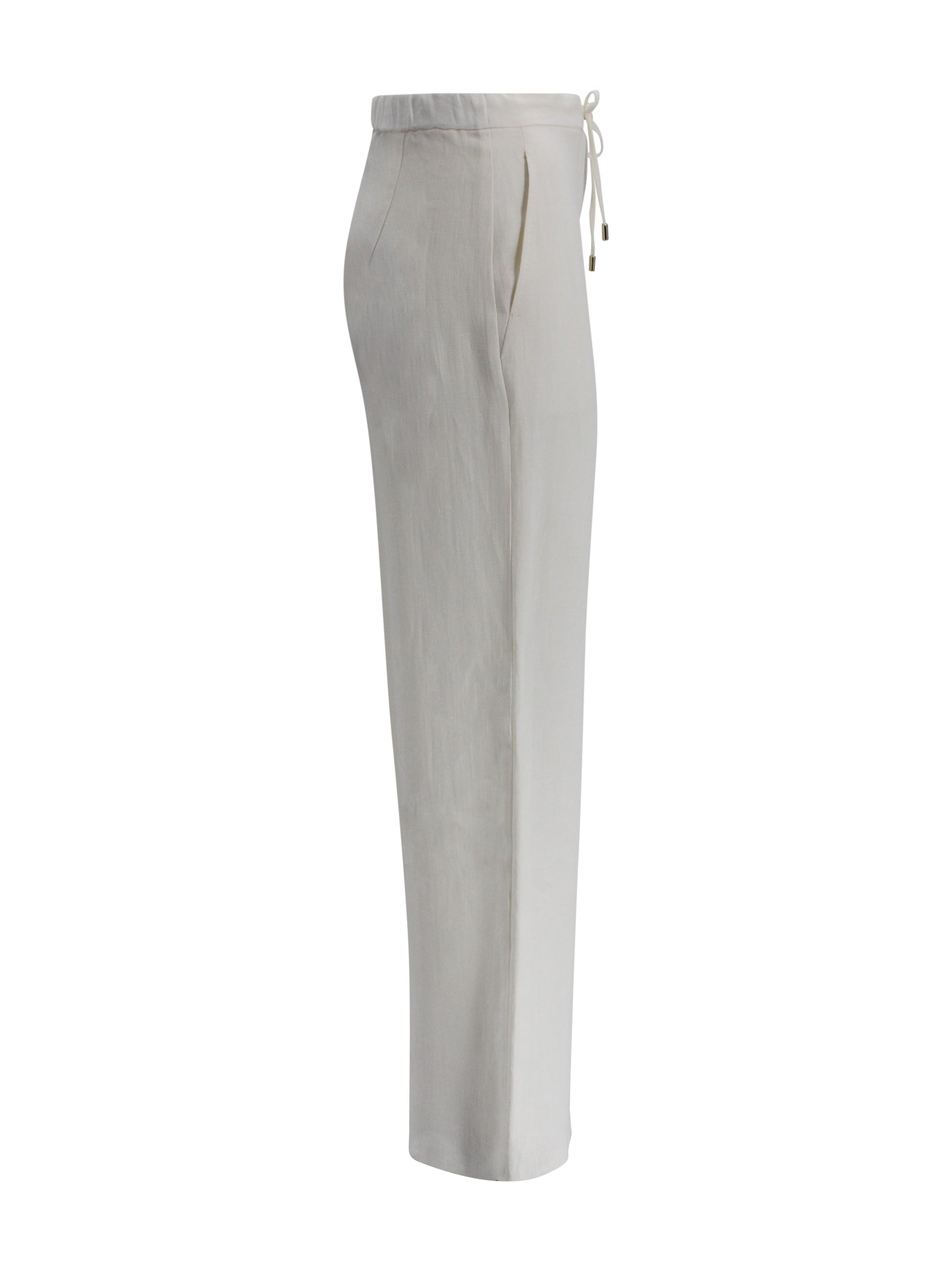 Pantalone Pelota modello jogging in lino Max Mara Studio 2616131042600 015 