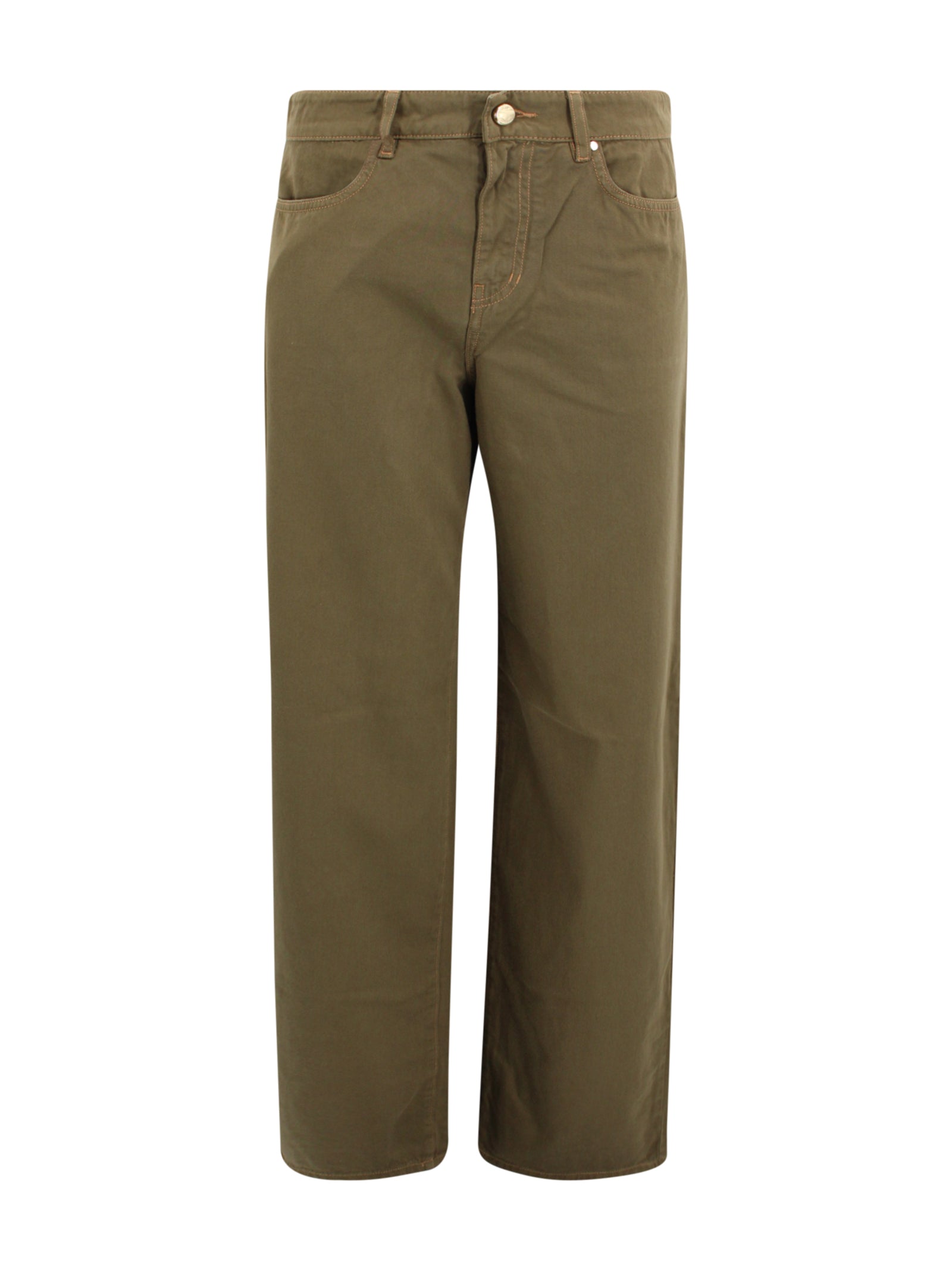 Pantalone baggy con dettagli stile denim Max Mara Studio 2616131111600 002 