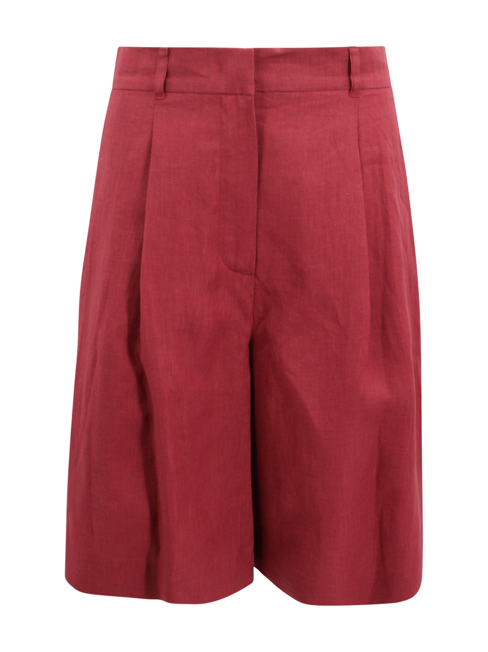 Bermuda wide leg con pinces Max Mara Studio 2616141012600 032 