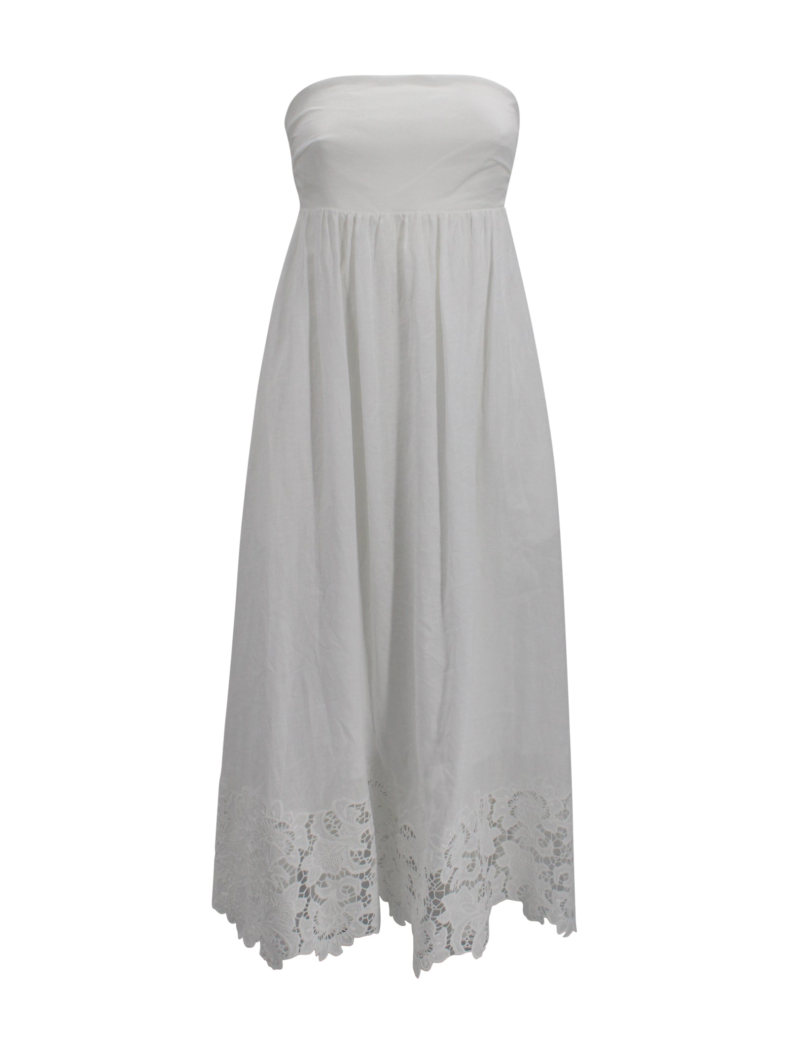 Abito bustier lungo in lino Max Mara Studio 2616221012600 002 