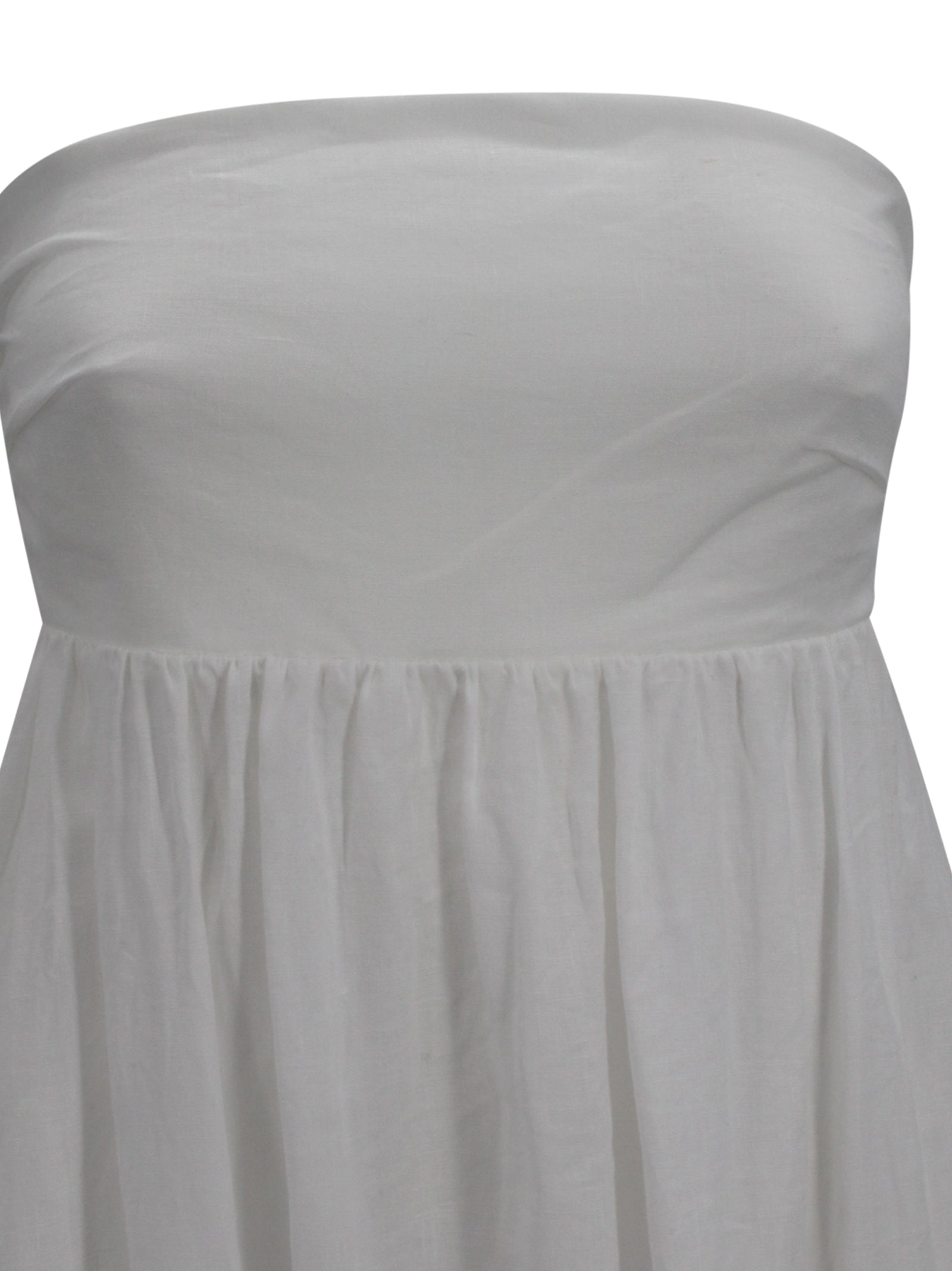 Abito bustier lungo in lino Max Mara Studio 2616221012600 002 