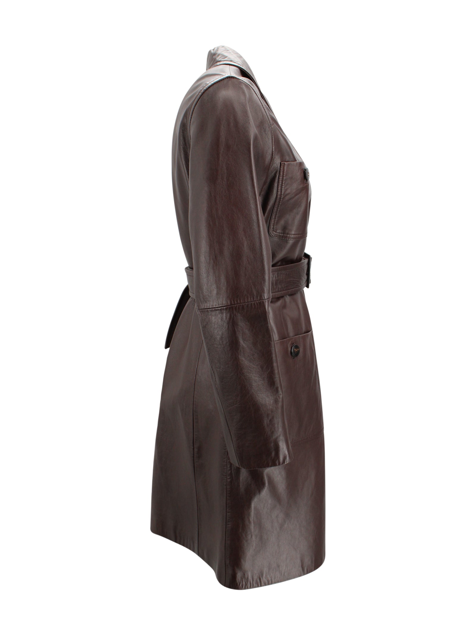 Trench Amaca in pelle Max Mara Studio 2616471011600 002 