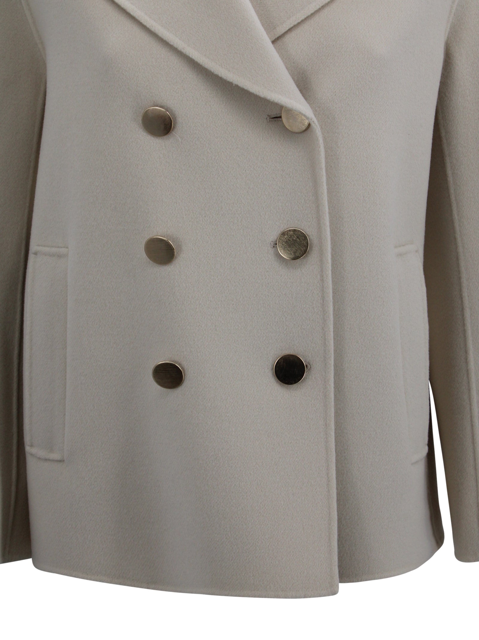 Giacca doppiopetto caban in lana cucita a mano S MAXMARA 1 2619041041600 077 