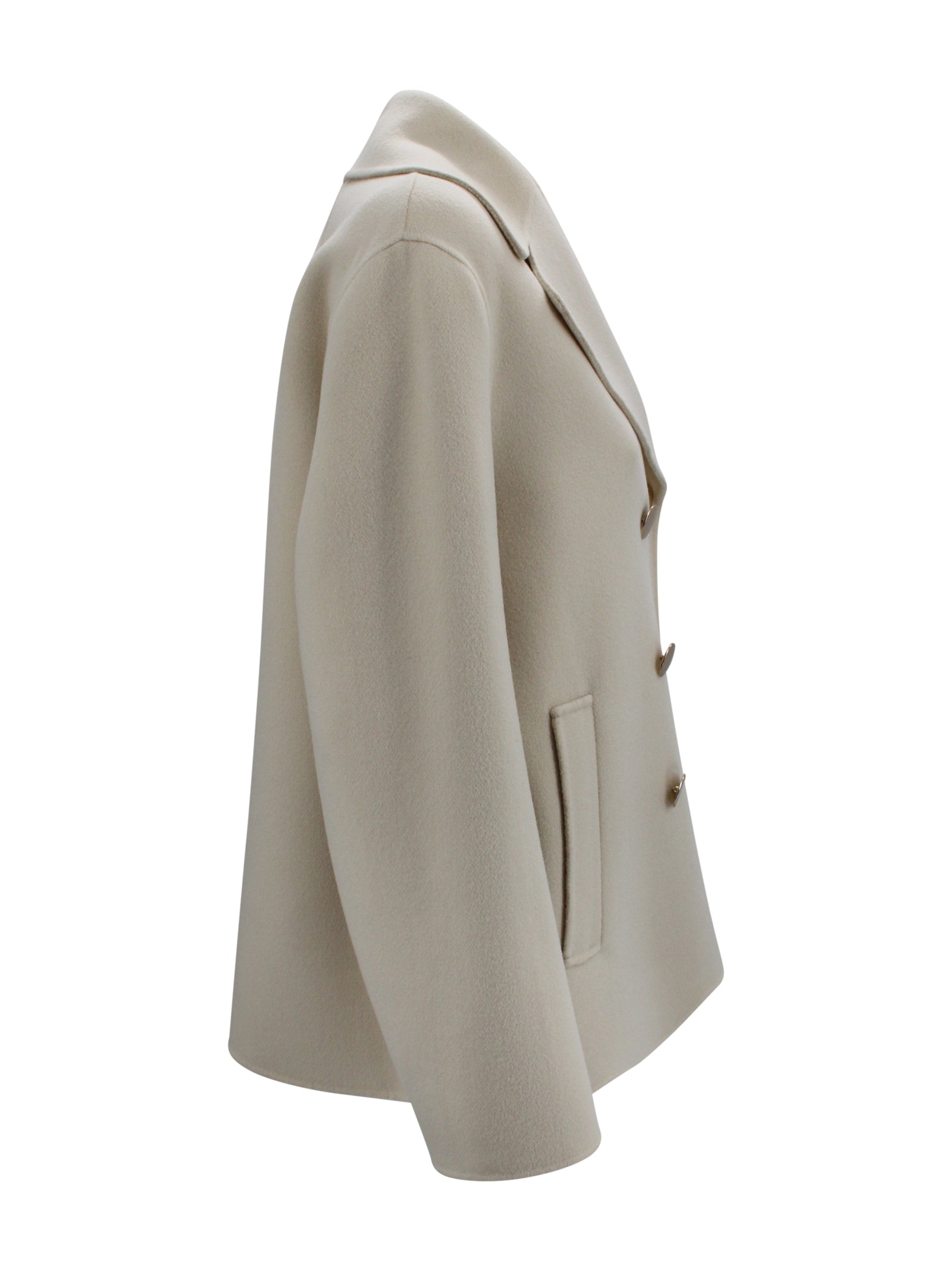 Giacca doppiopetto caban in lana cucita a mano S MAXMARA 1 2619041041600 077 
