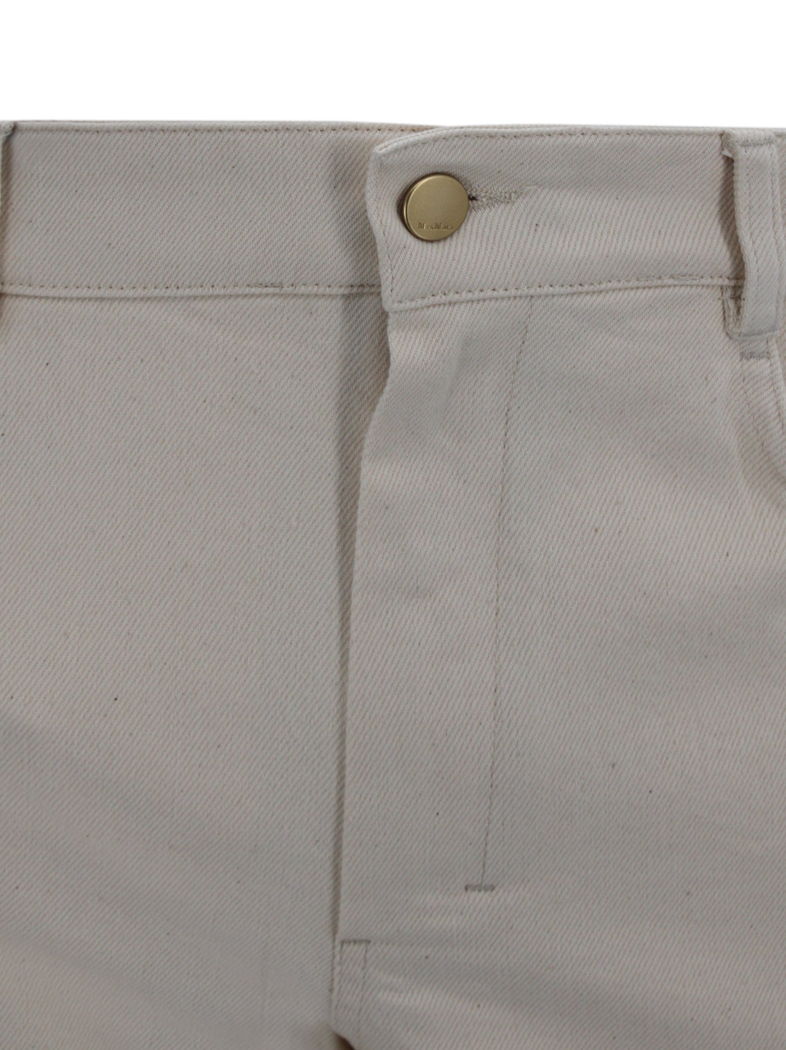 Pantalone wide leg in cotone stretch S MAXMARA 1 2619131101600 001 
