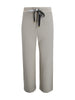 Pantalone wide leg in jersey di cotone tecnico