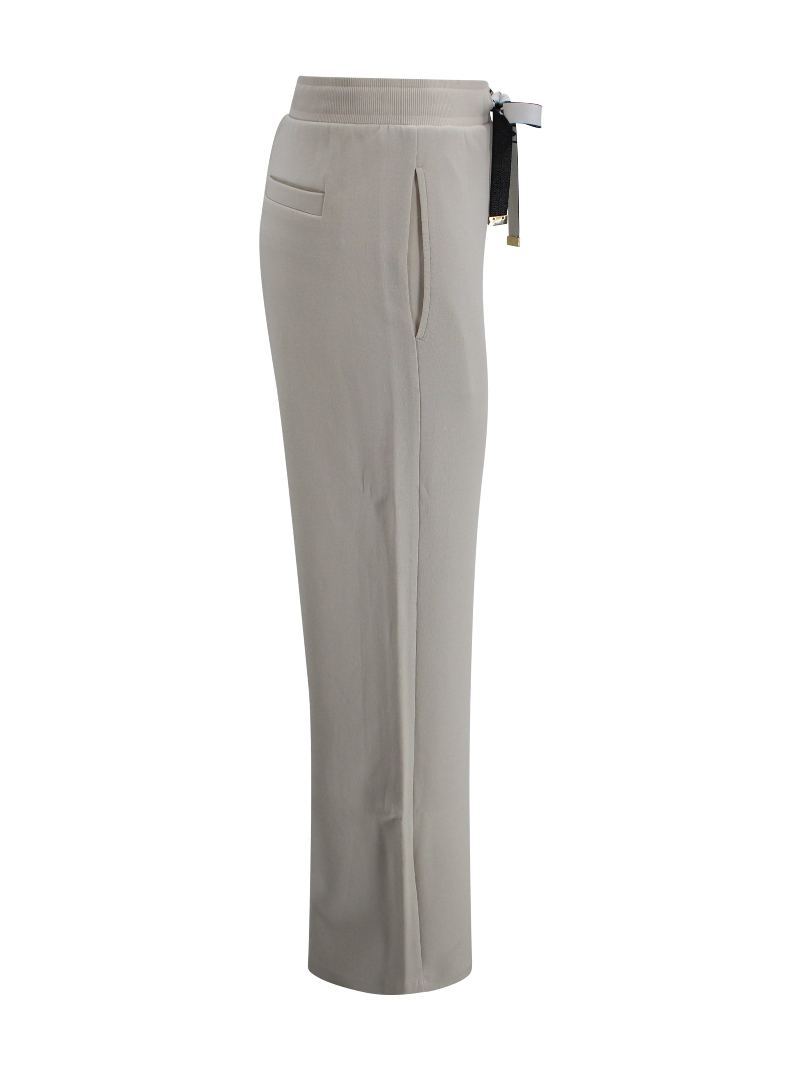 Pantalone wide leg in jersey di cotone tecnico S MAXMARA 1 2619781051600 001 