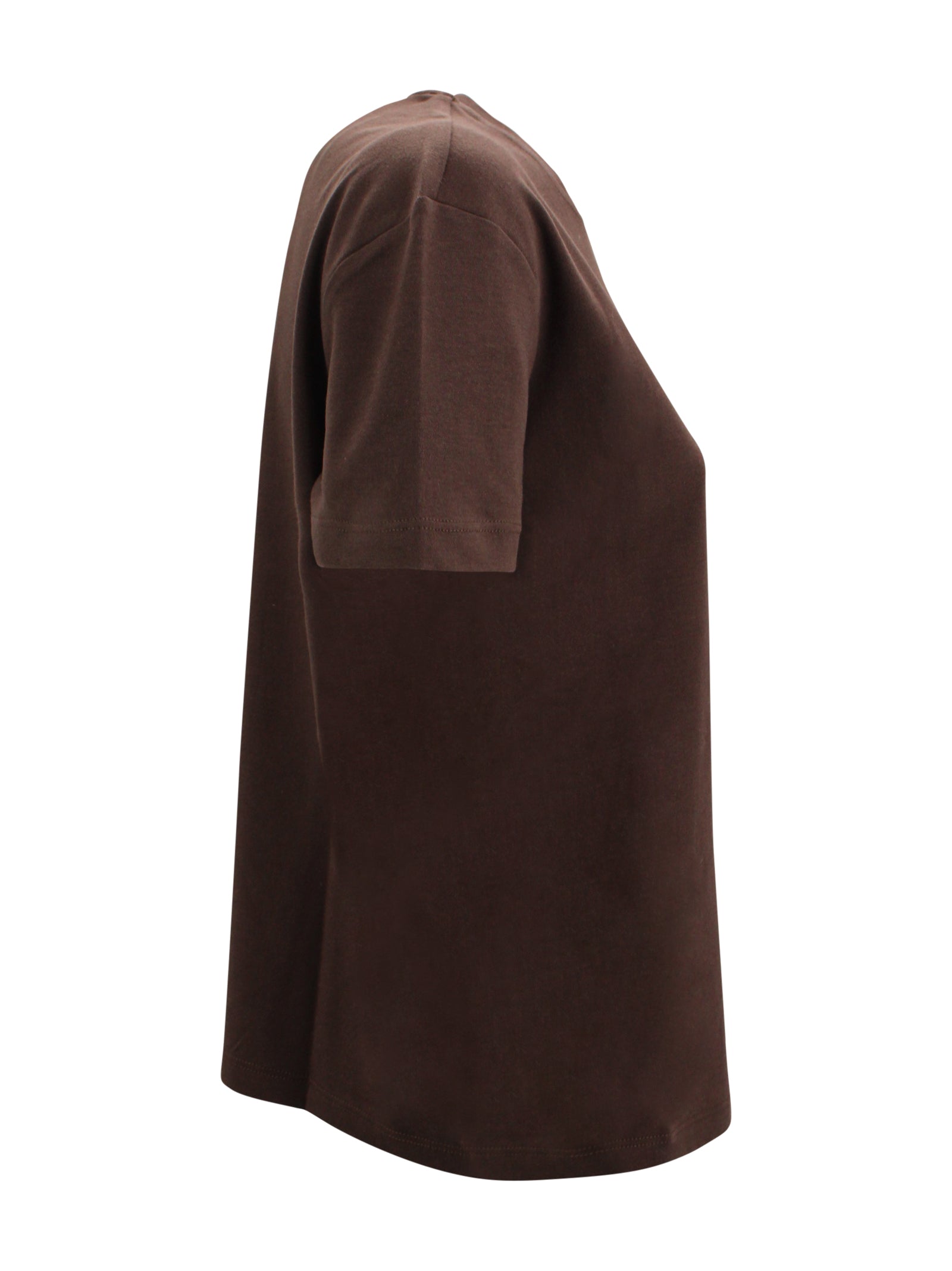 T-shirt basic in cotone con ricamo S MAXMARA 1 2619971021600 004 