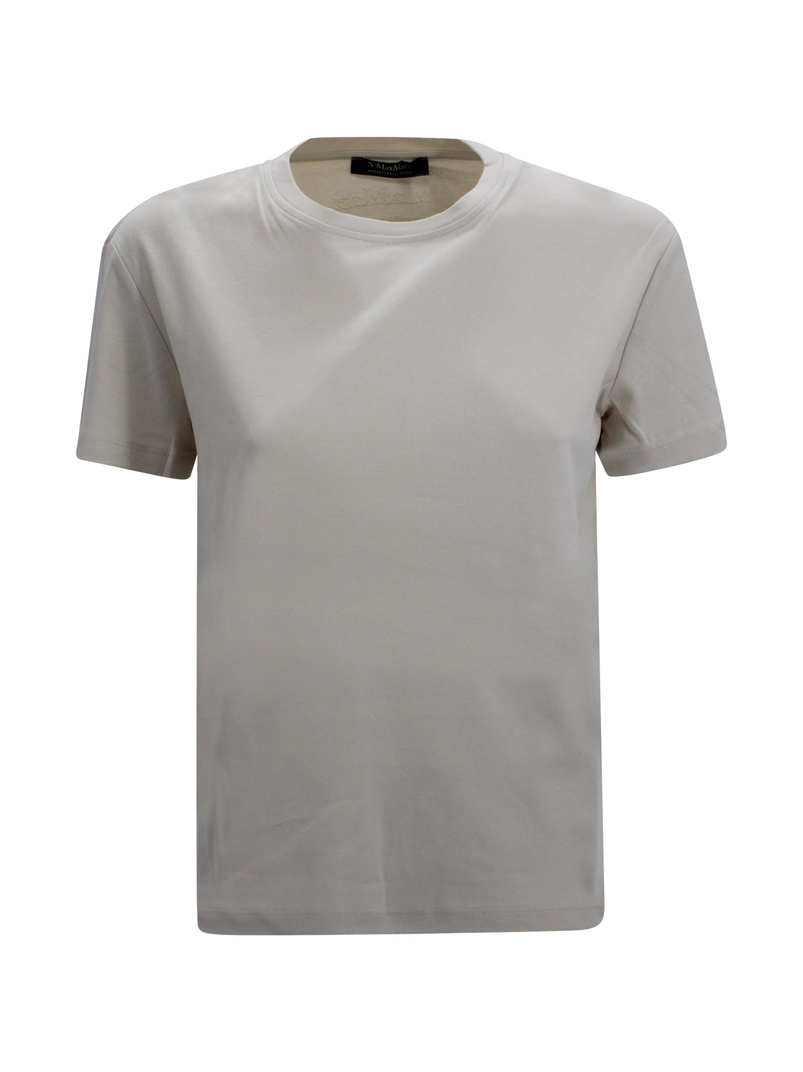T-shirt basic in cotone con ricamo S MAXMARA 1 2619971021600 012 