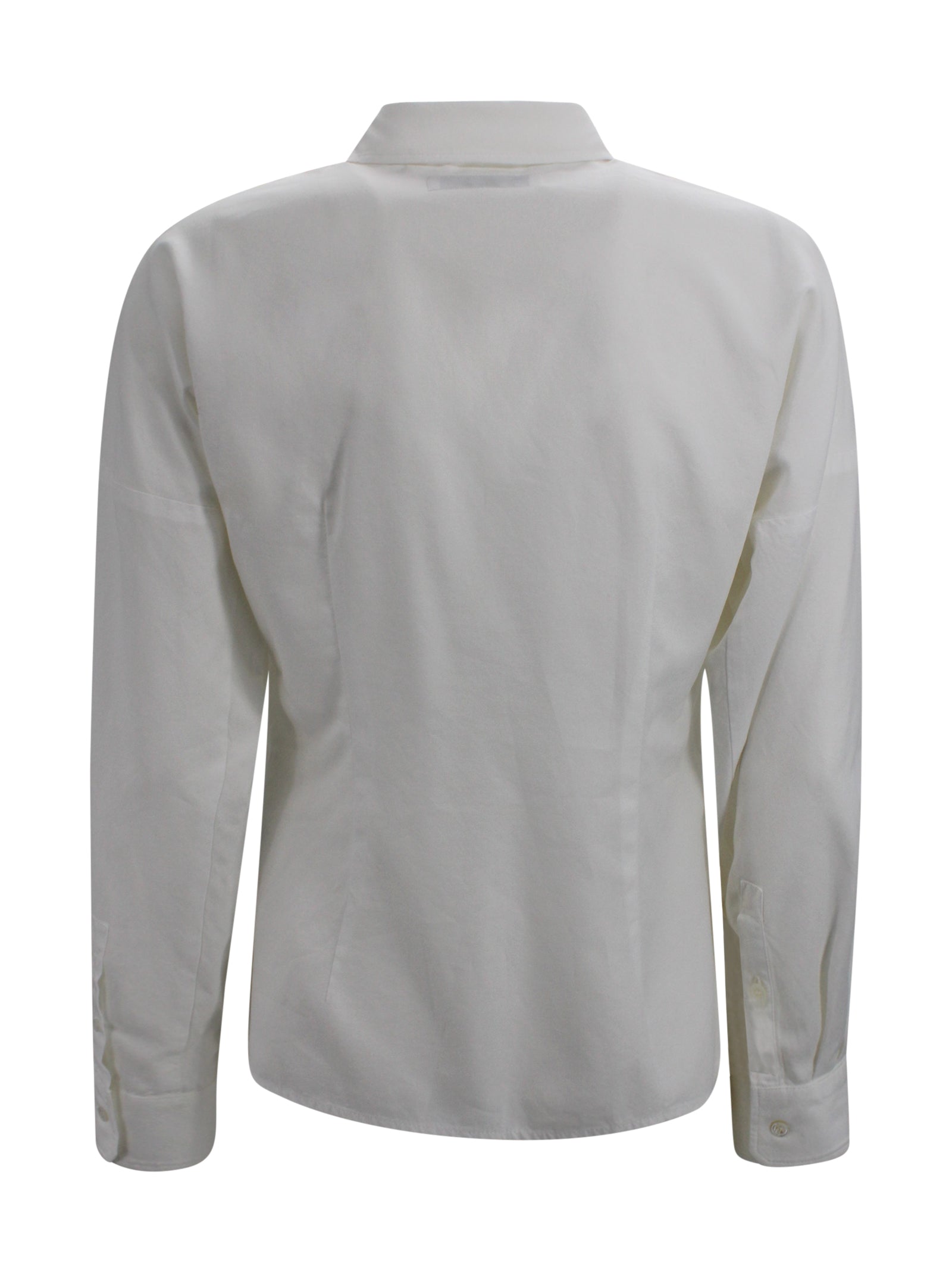 Camicia classica con logo ricamato Max Mara Weekend 2615111041600 001 
