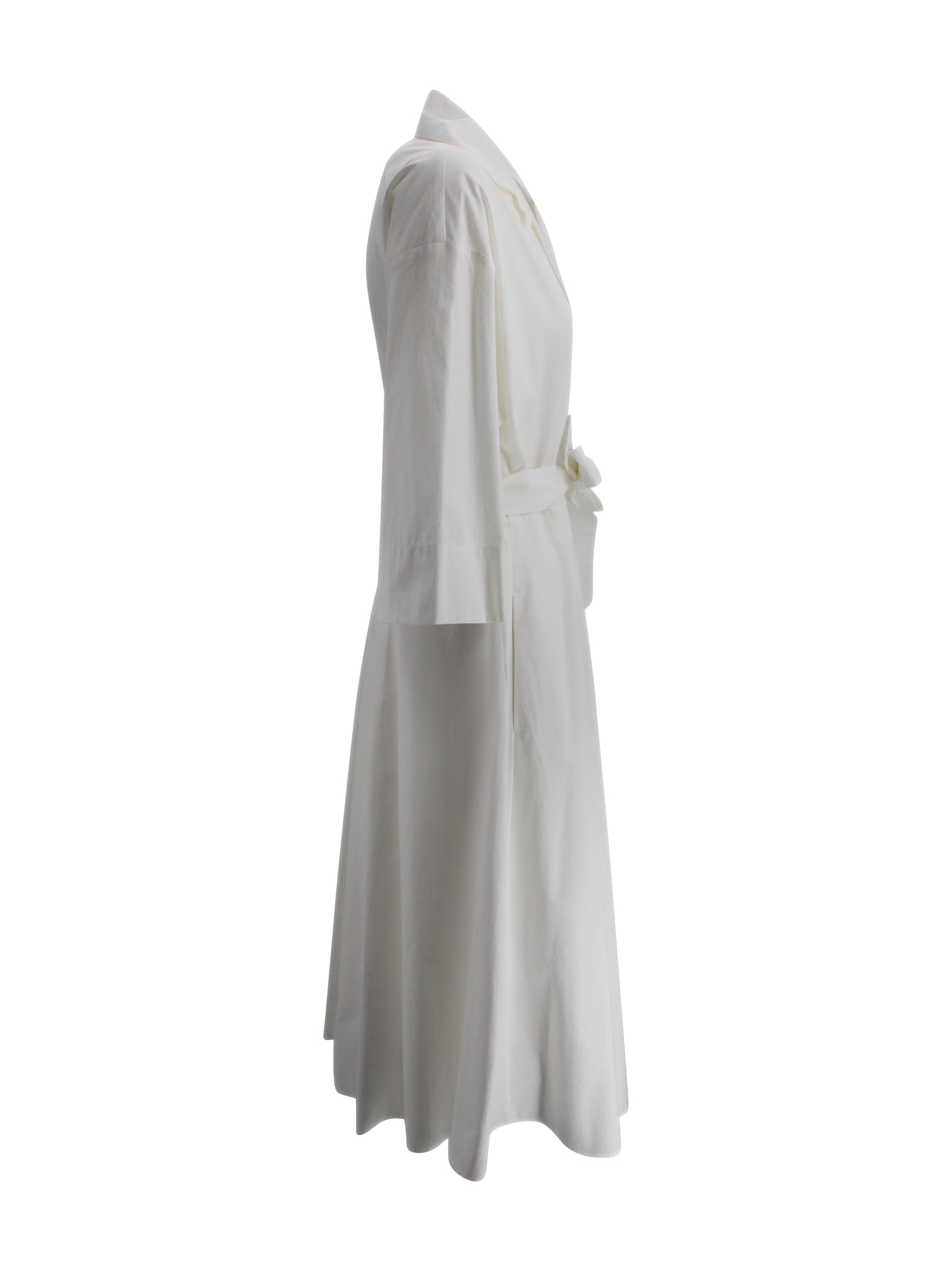 Abito Chemisier Midi in Popeline di Cotone Max Mara Weekend 2615221062600 005 