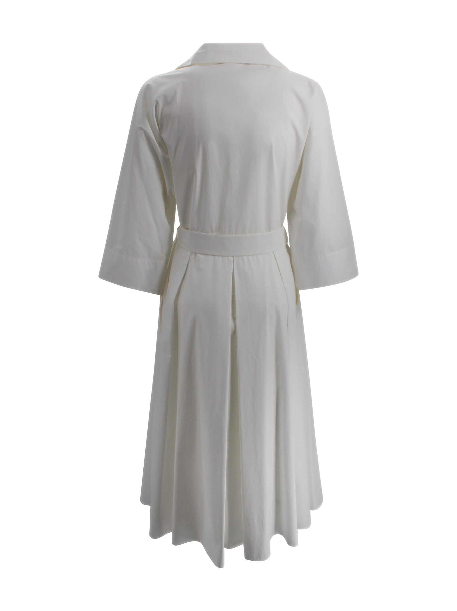Abito Chemisier Midi in Popeline di Cotone Max Mara Weekend 2615221062600 005 