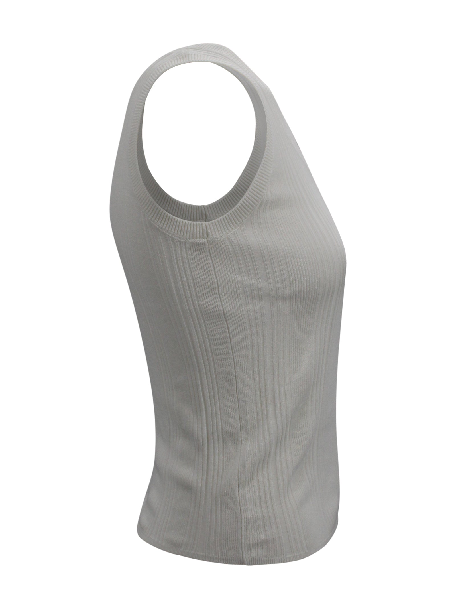 Top in cotone stretch a costine Max Mara Weekend 2615361012600 001 