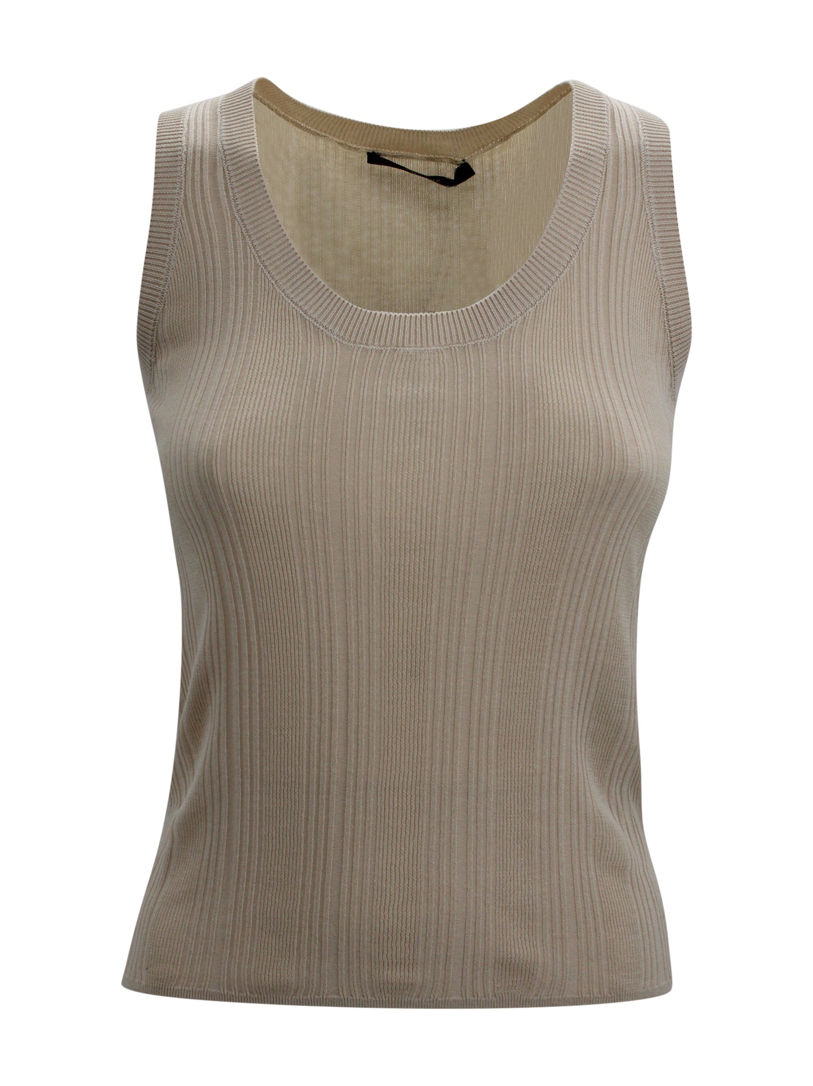 Canotta in maglia a coste Max Mara Weekend 2615361012600 003 
