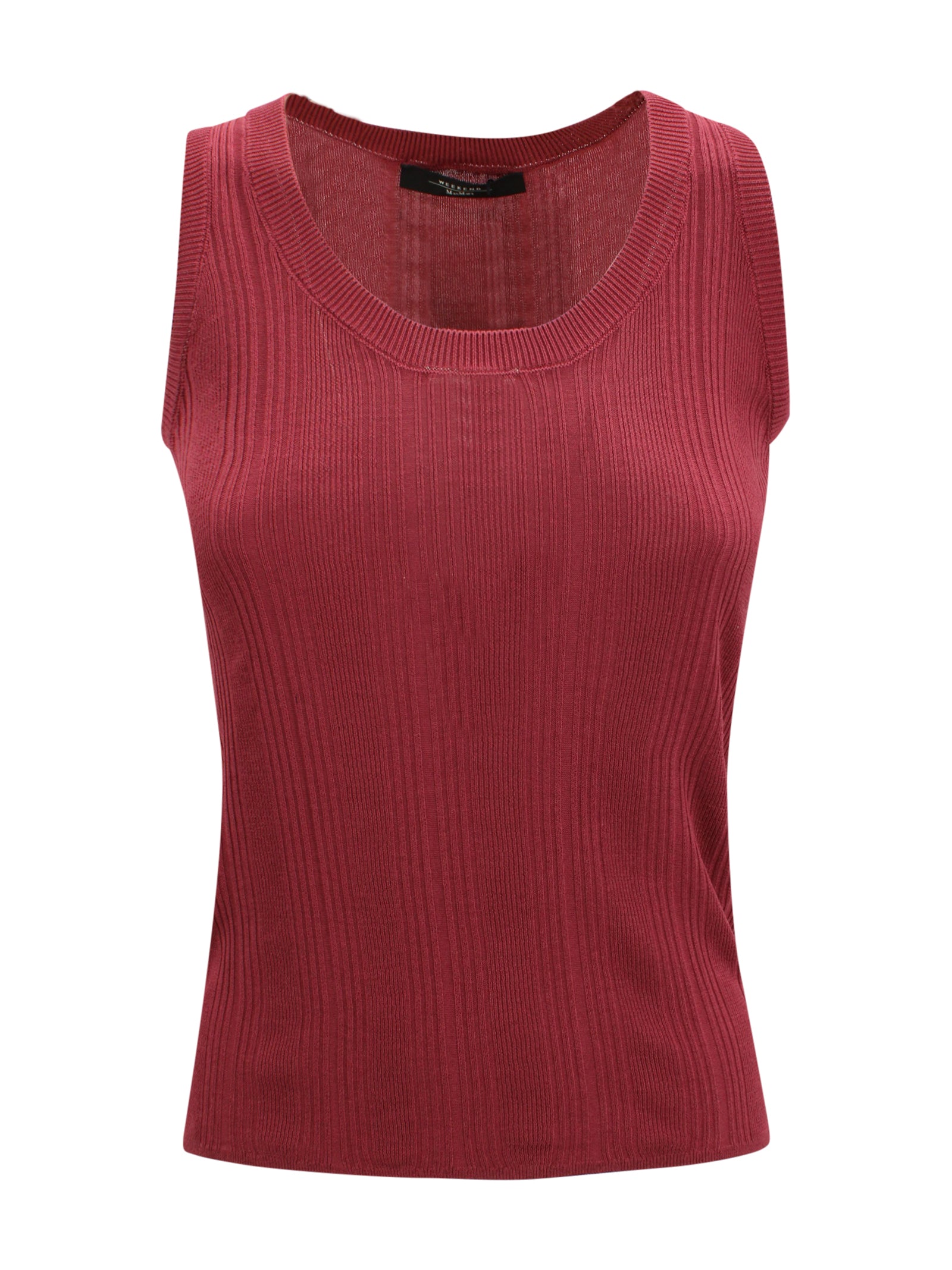Top in cotone stretch a costine Max Mara Weekend 2615361012600 007 