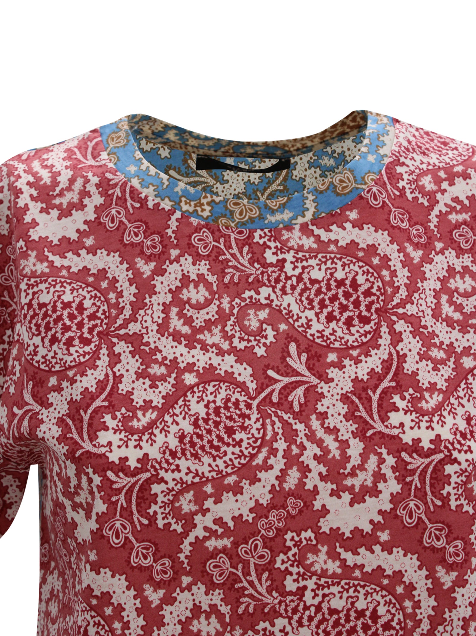 T-shirt in cotone con stampa paisley Max Mara Weekend 2615971022600 012 