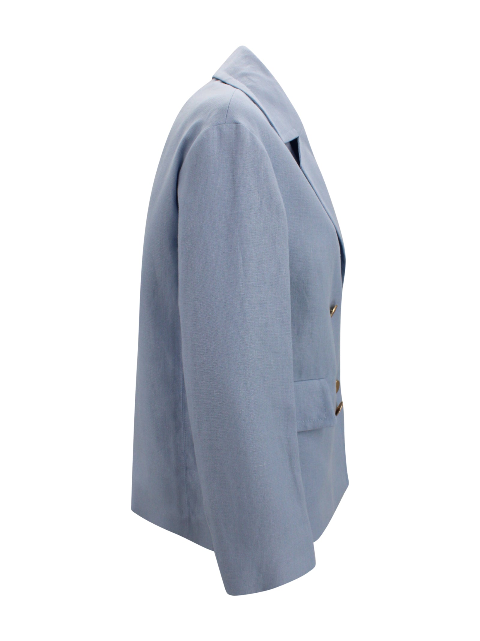 Giacca doppiopetto in puro lino S MAXMARA 2 2619041033600 005 