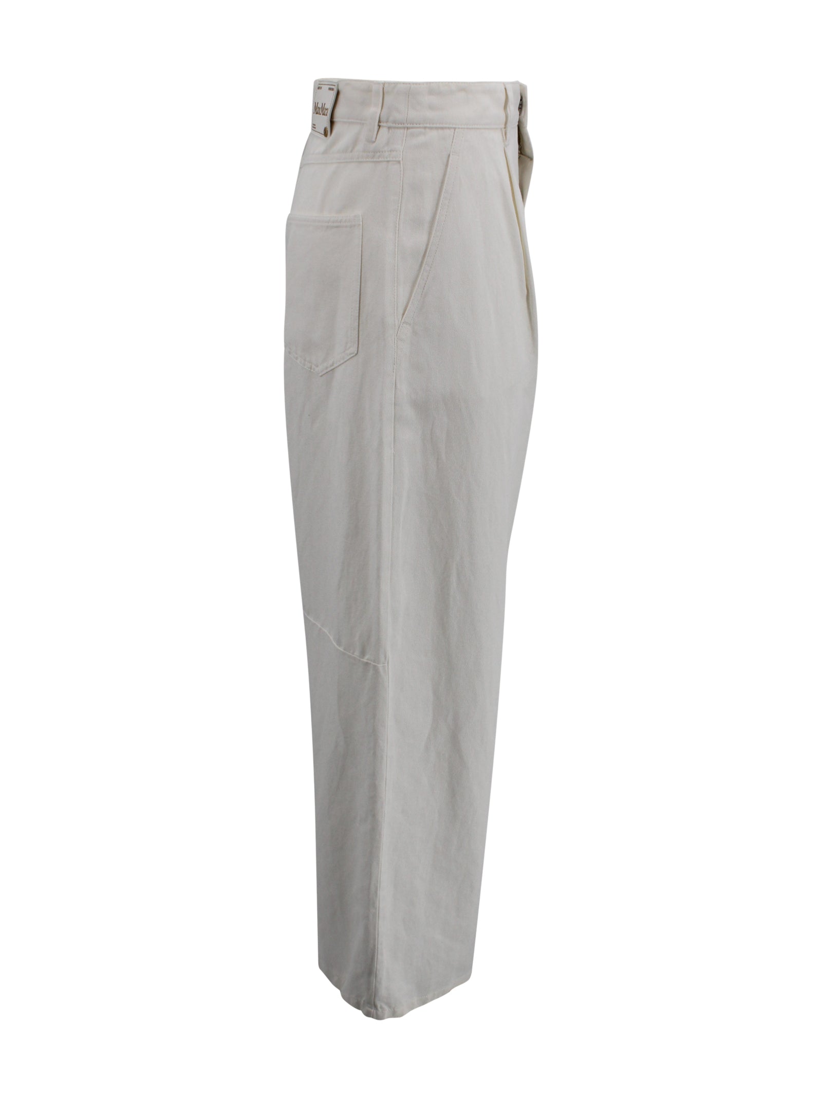 Pantalone a gamba larga con pinces S MAXMARA 2 2619131093600 001 