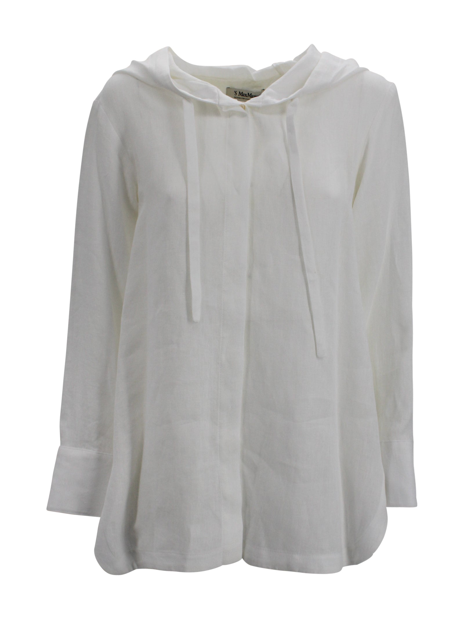 Blusa con Cappuccio in Lino 'S Max Mara S MAXMARA 2 26191910236 006 