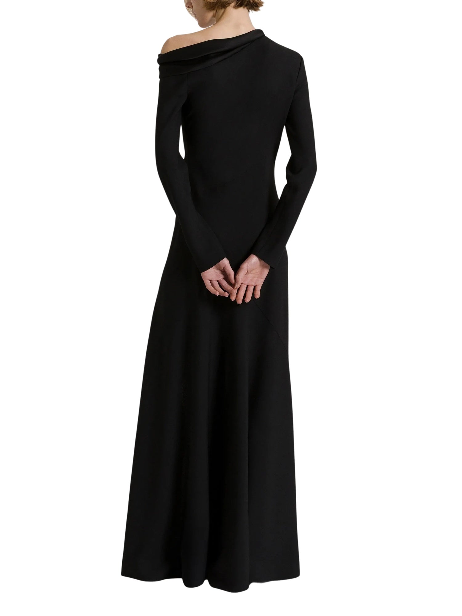 Abito lungo monospalla con spacco<BR/> Alberta Ferretti 262U_04236627 8555 