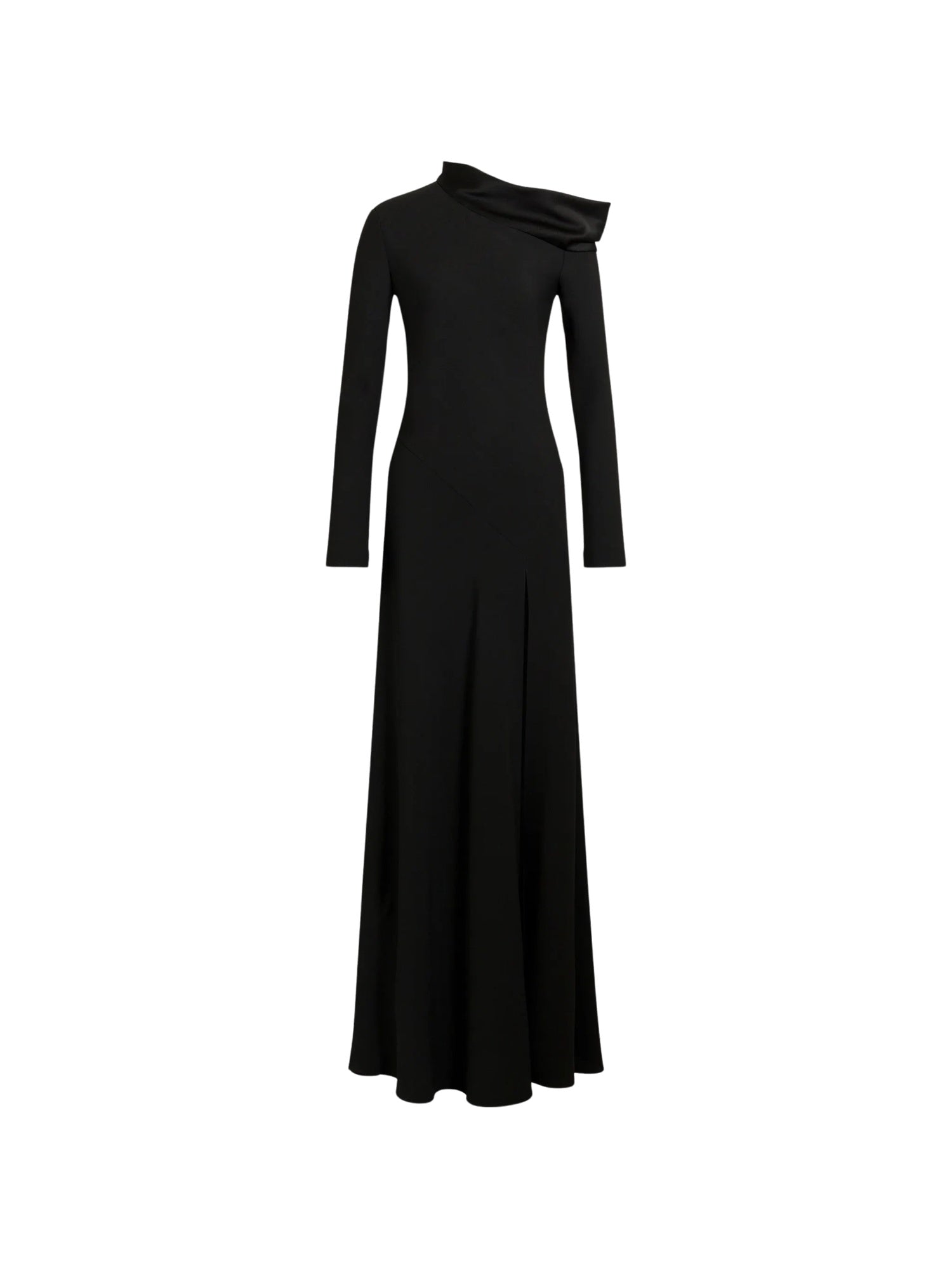 Abito lungo monospalla con spacco<BR/> Alberta Ferretti 262U_04236627 8555 