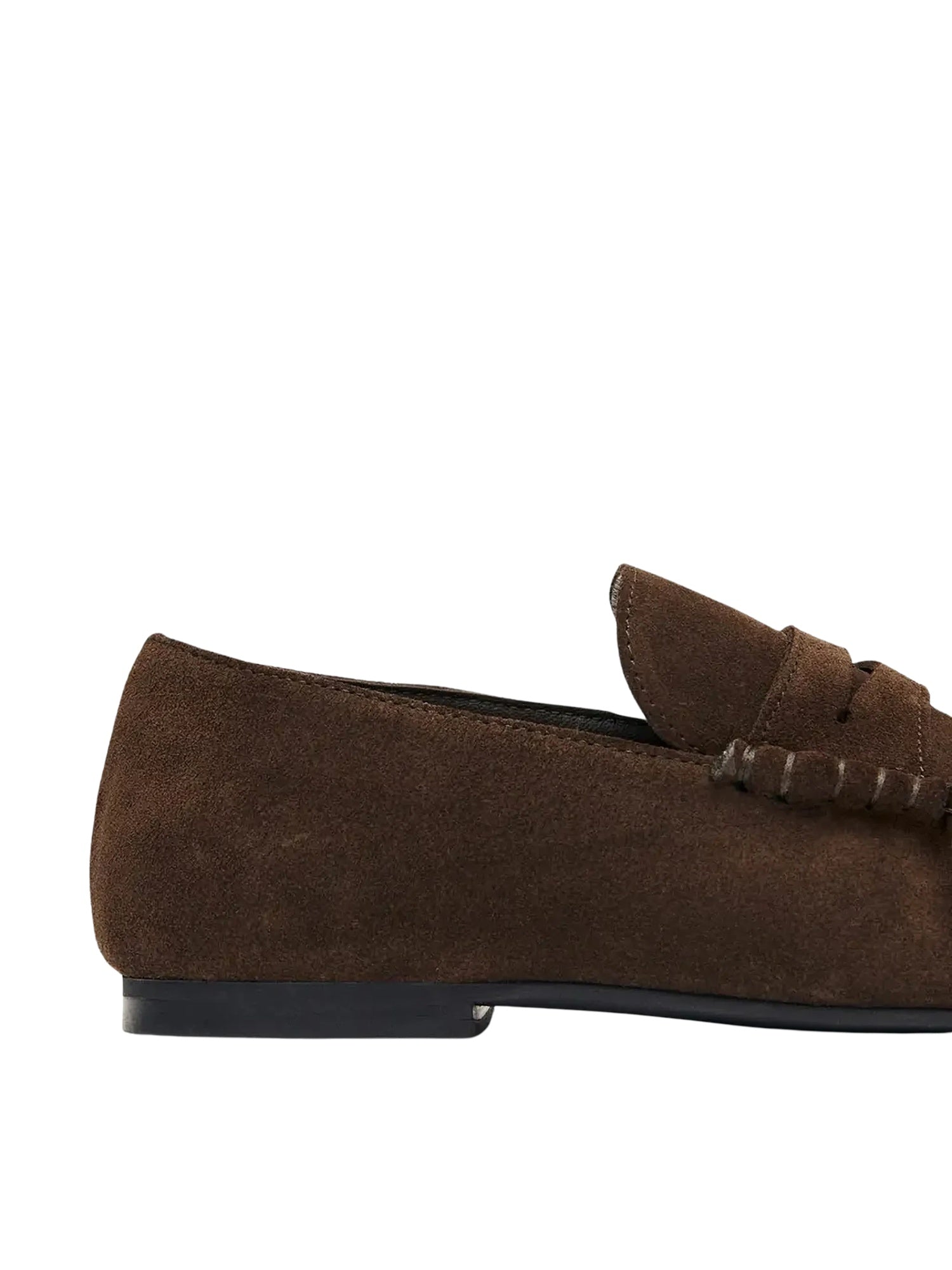 Aven Mocassini in Pelle Scamosciata Marrone<BR/> Alohas S101214 01 