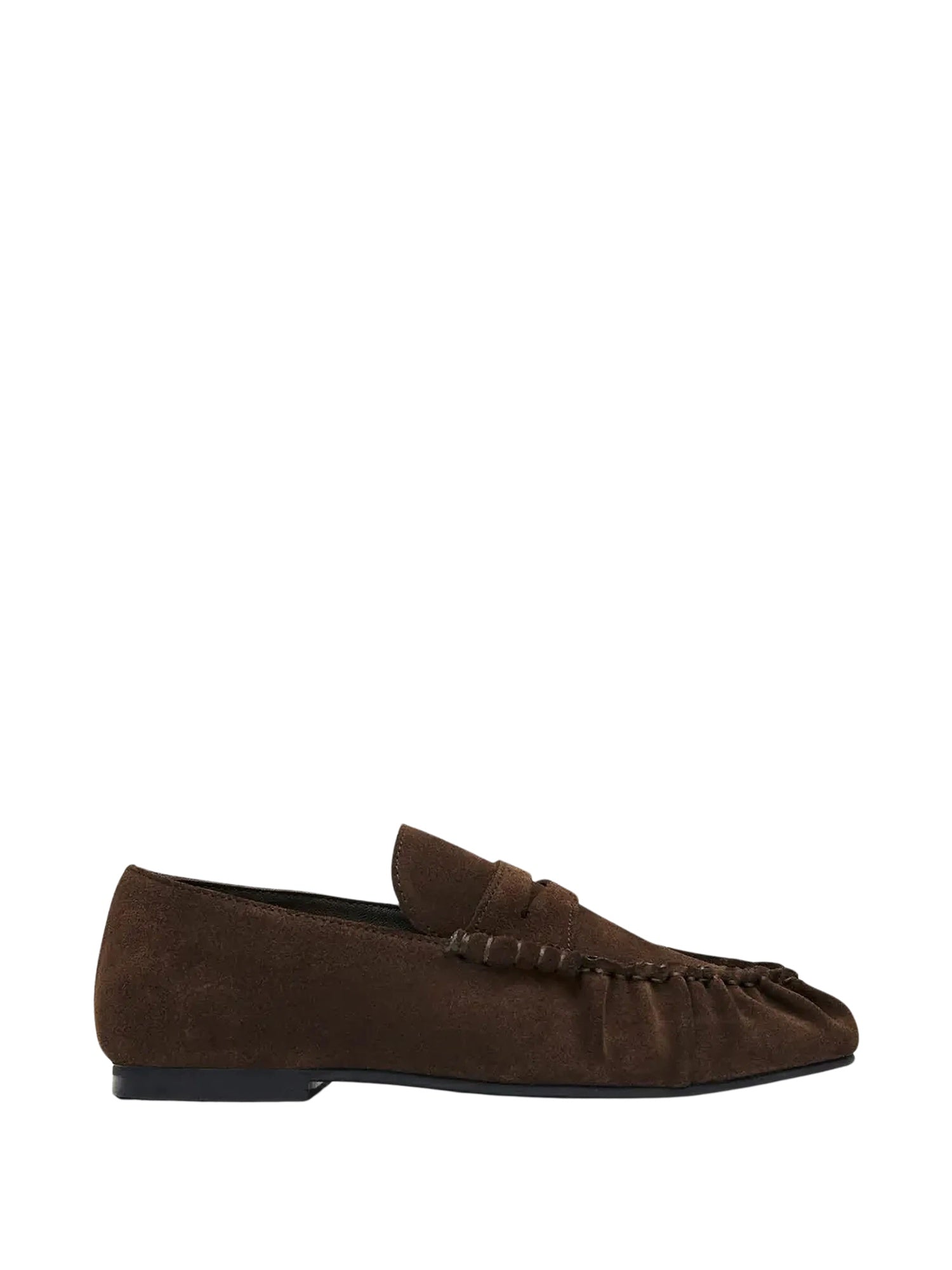 Aven Mocassini in Pelle Scamosciata Marrone<BR/> Alohas S101214 01 