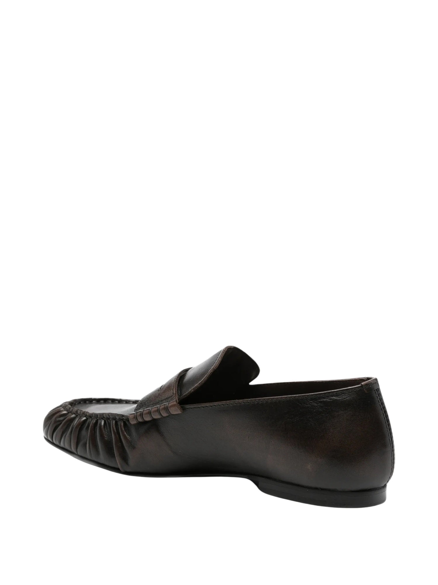 Aven Mocassini in Pelle Marrone con Effetto Vintage<BR/> Alohas S101406 01 
