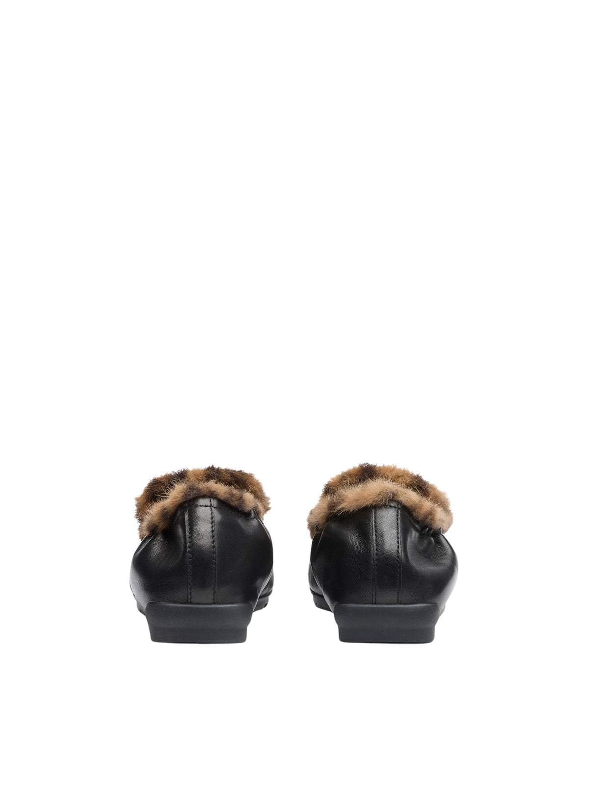 Mocassini Barkley Fur in pelle nera Ash F26-BARKLEYFUR02 NAPPA NERA 
