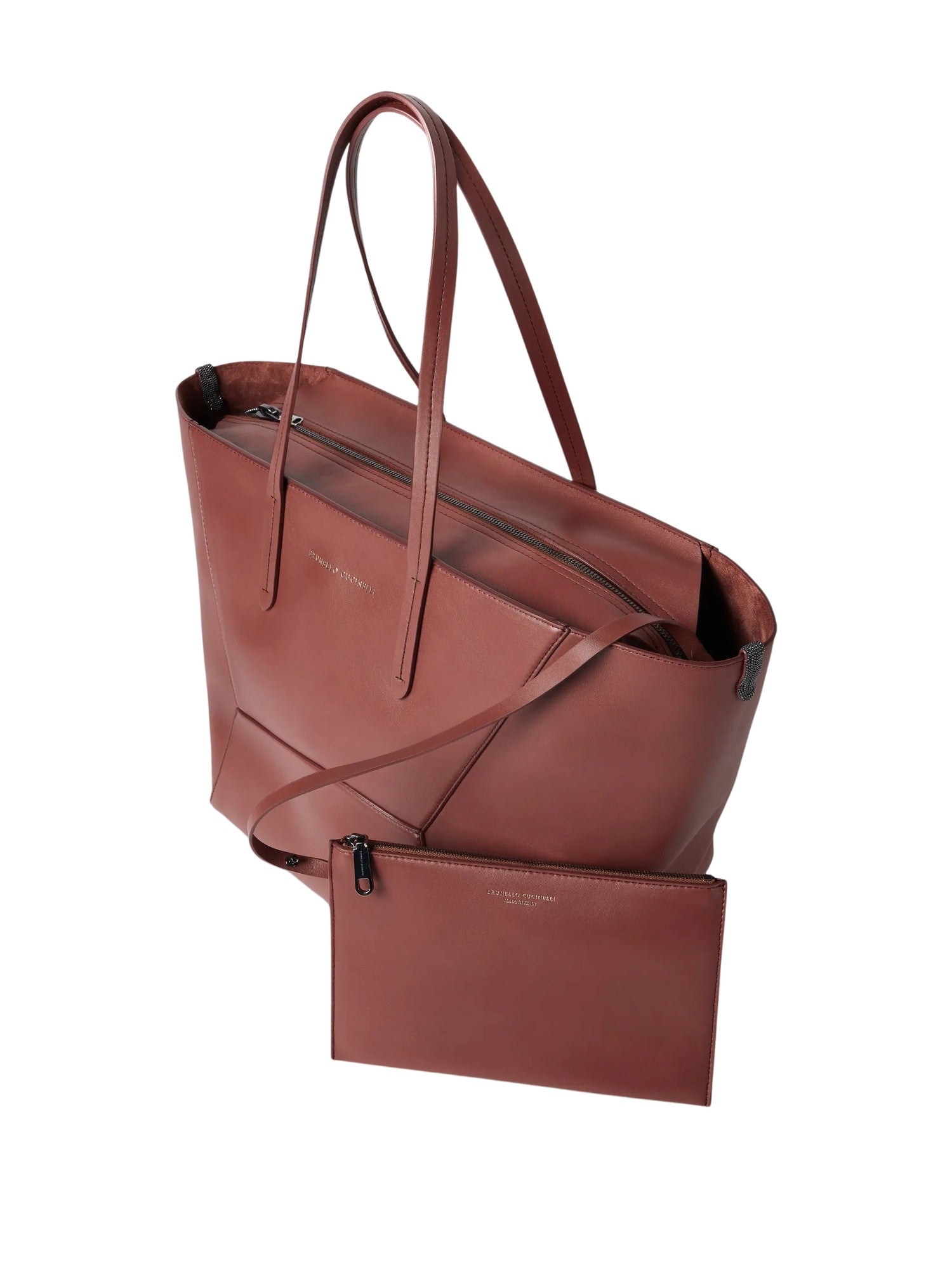 Borsa a mano BC Duo in pelle Brunello Cucinelli MBXAD2571 C4182 