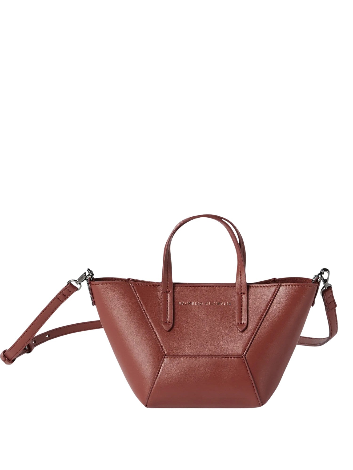 Borsa a mano Mini BC Duo in pelle Brunello Cucinelli MBXAD2675 C4182 