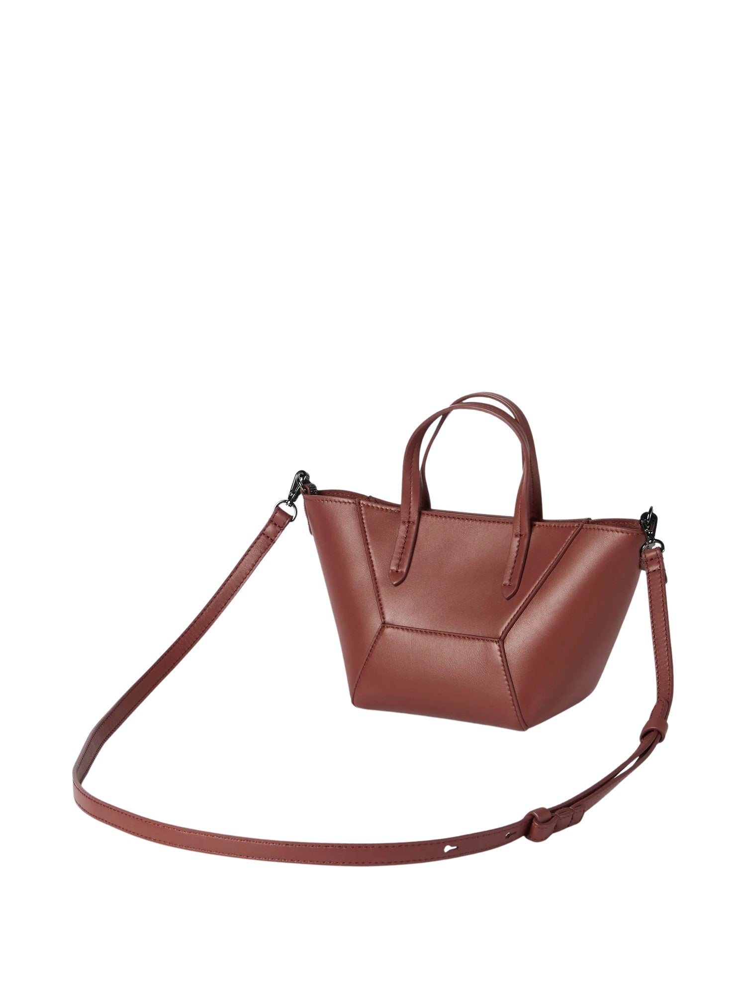 Borsa a mano Mini BC Duo in pelle Brunello Cucinelli MBXAD2675 C4182 