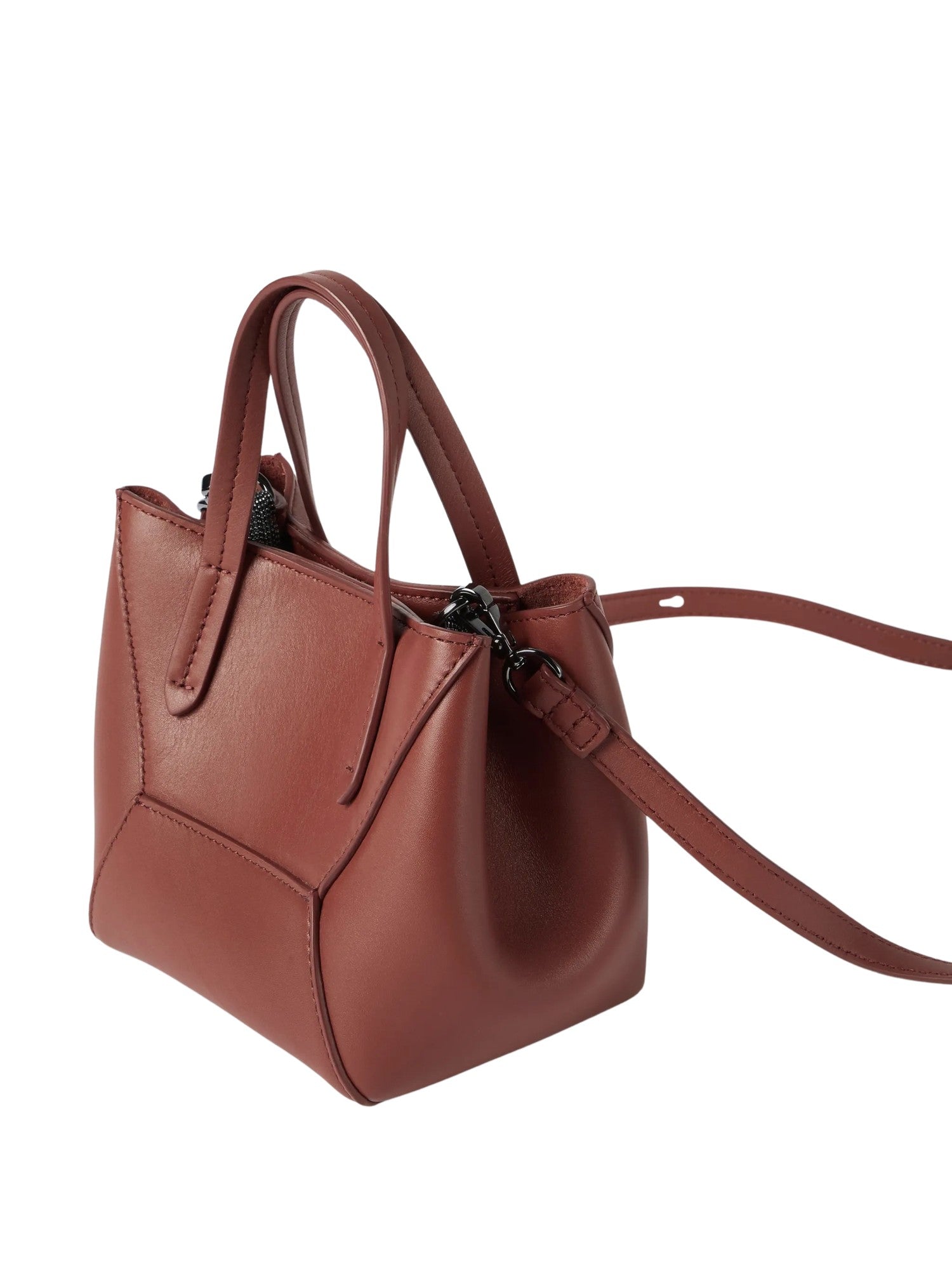 Borsa a mano Mini BC Duo in pelle Brunello Cucinelli MBXAD2675 C4182 