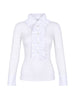 Maglione con pettorina a volan
